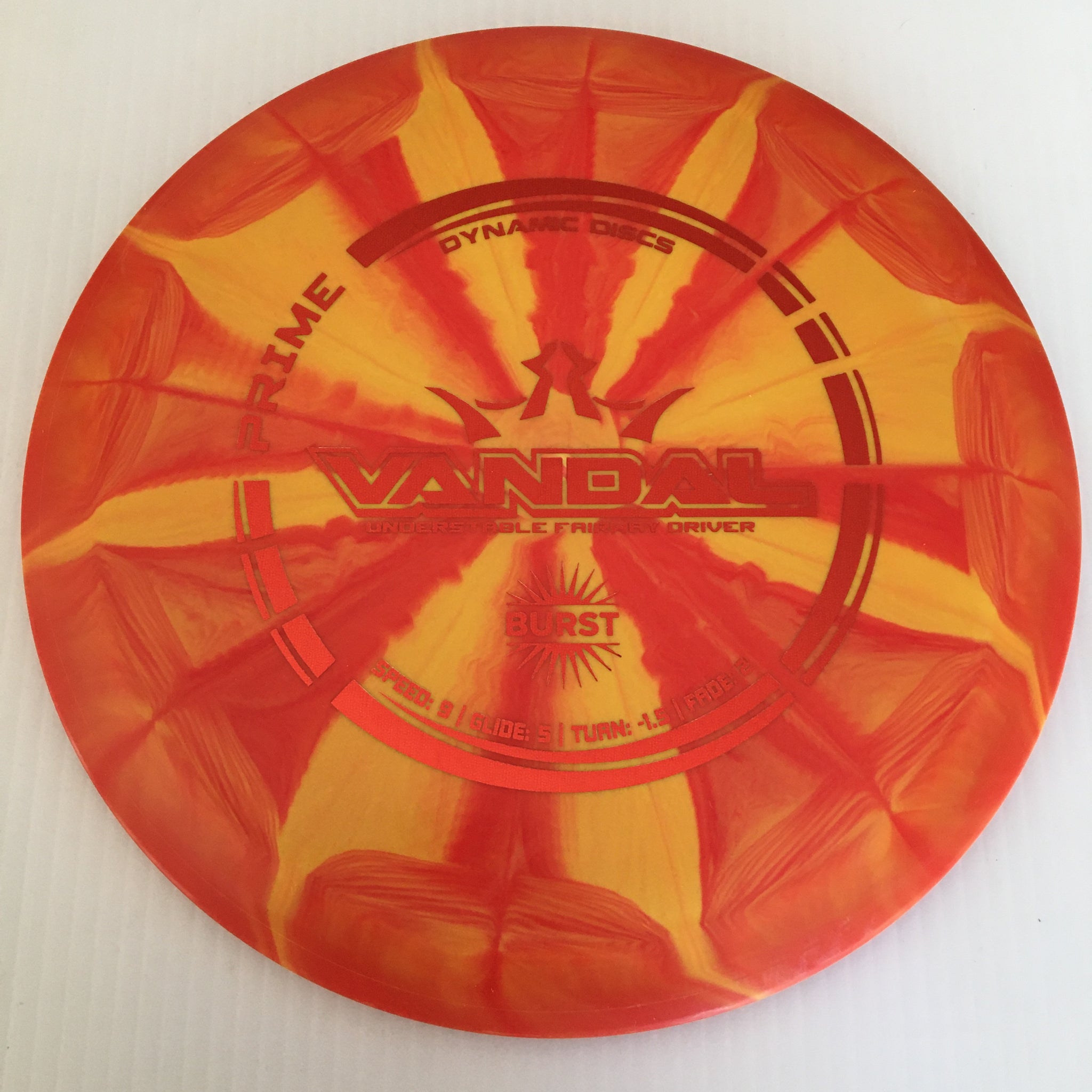 Dynamic Discs Prime Burst Vandal 9/5/-1.5/2
