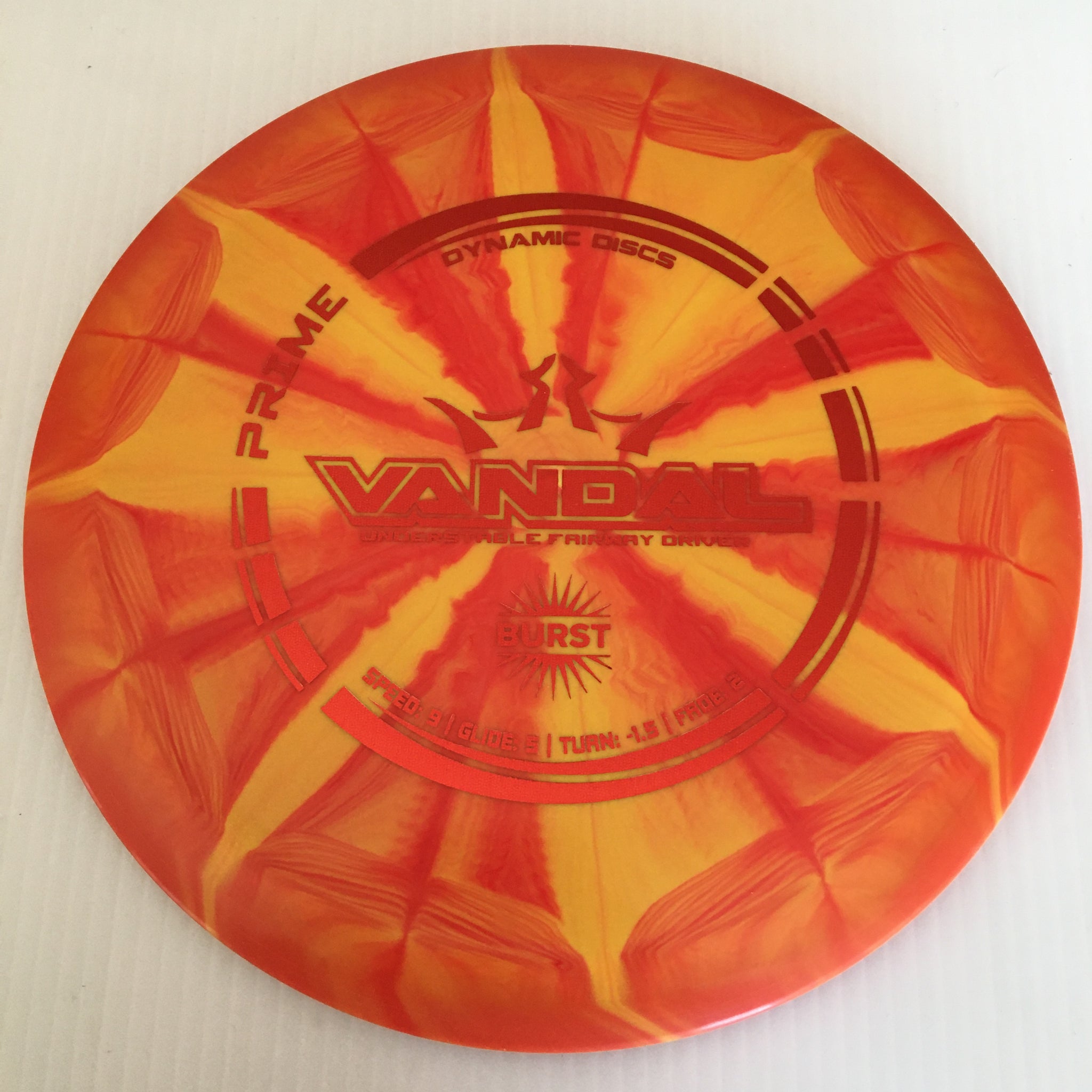 Dynamic Discs Prime Burst Vandal 9/5/-1.5/2