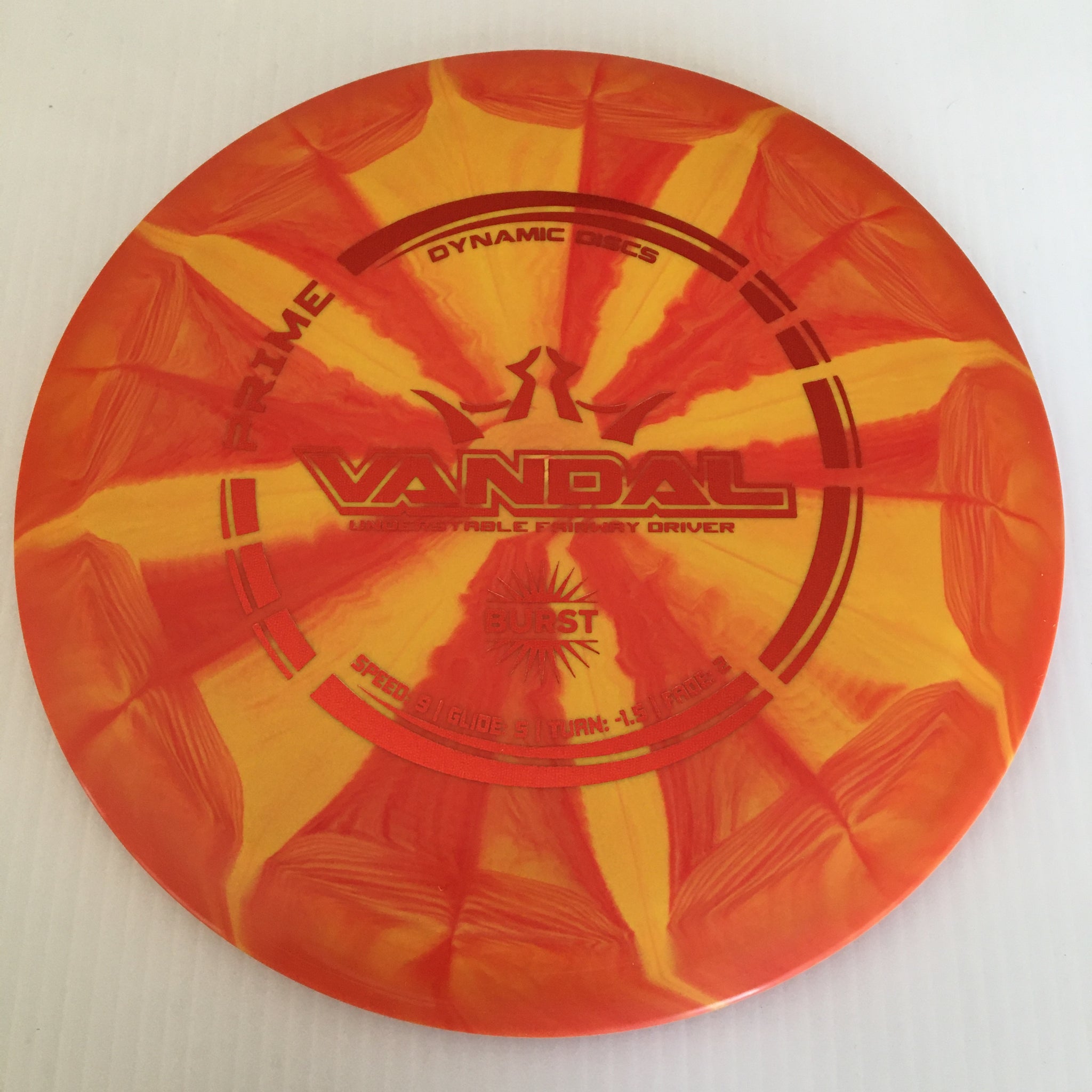 Dynamic Discs Prime Burst Vandal 9/5/-1.5/2