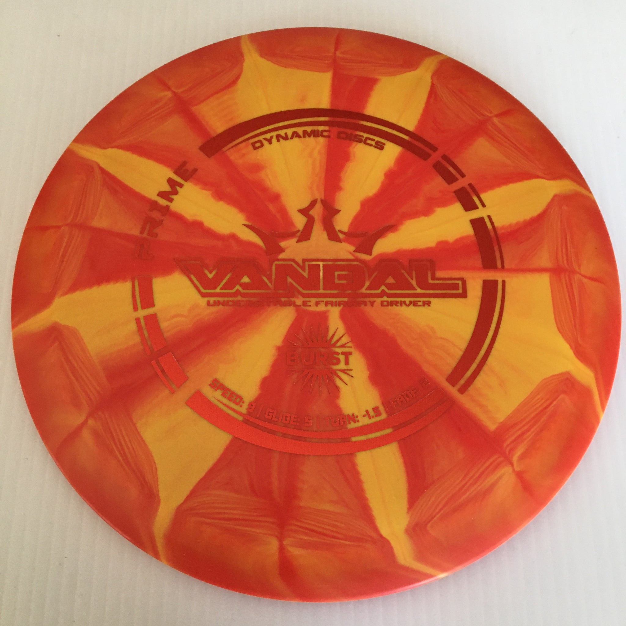 Dynamic Discs Prime Burst Vandal 9/5/-1.5/2