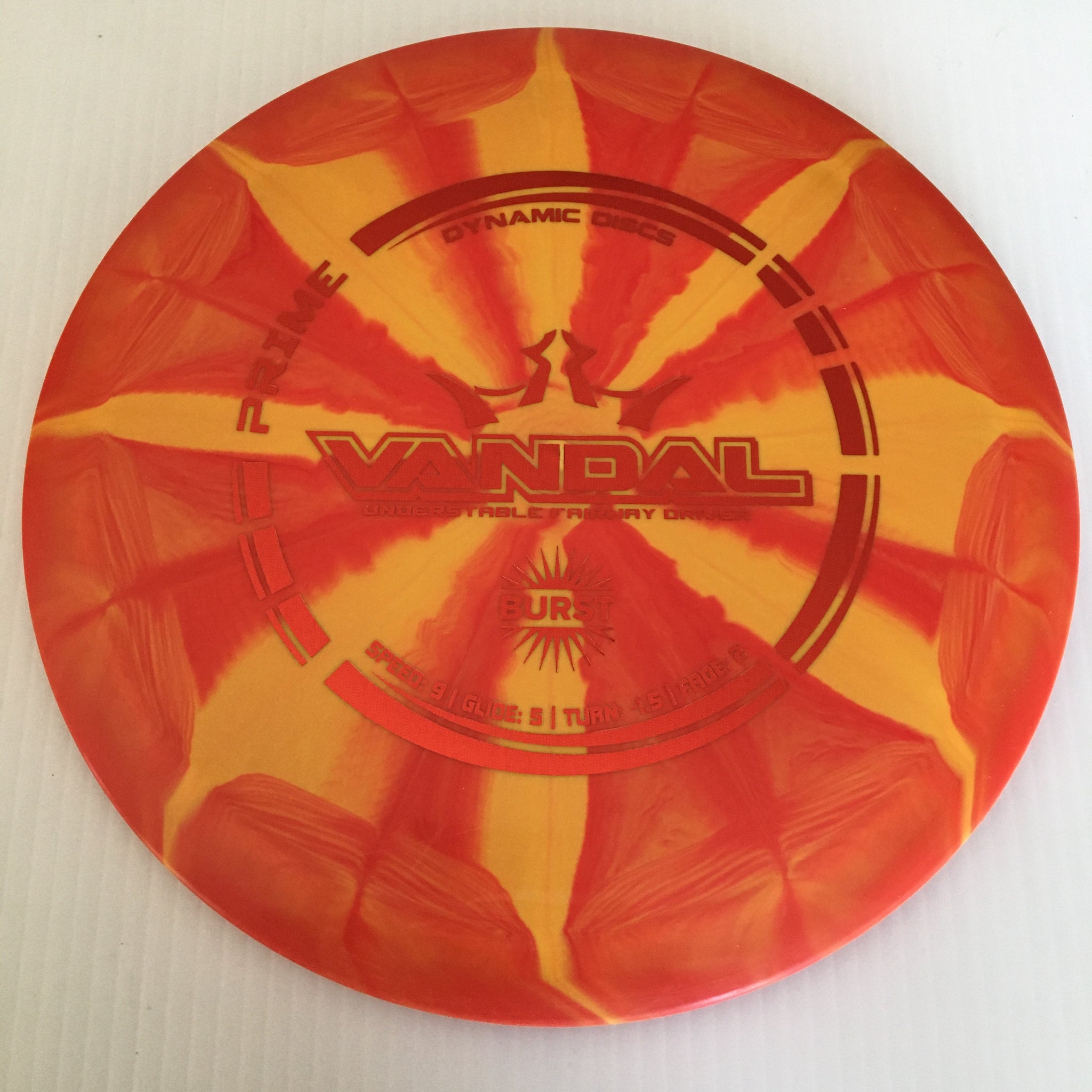Dynamic Discs Prime Burst Vandal 9/5/-1.5/2