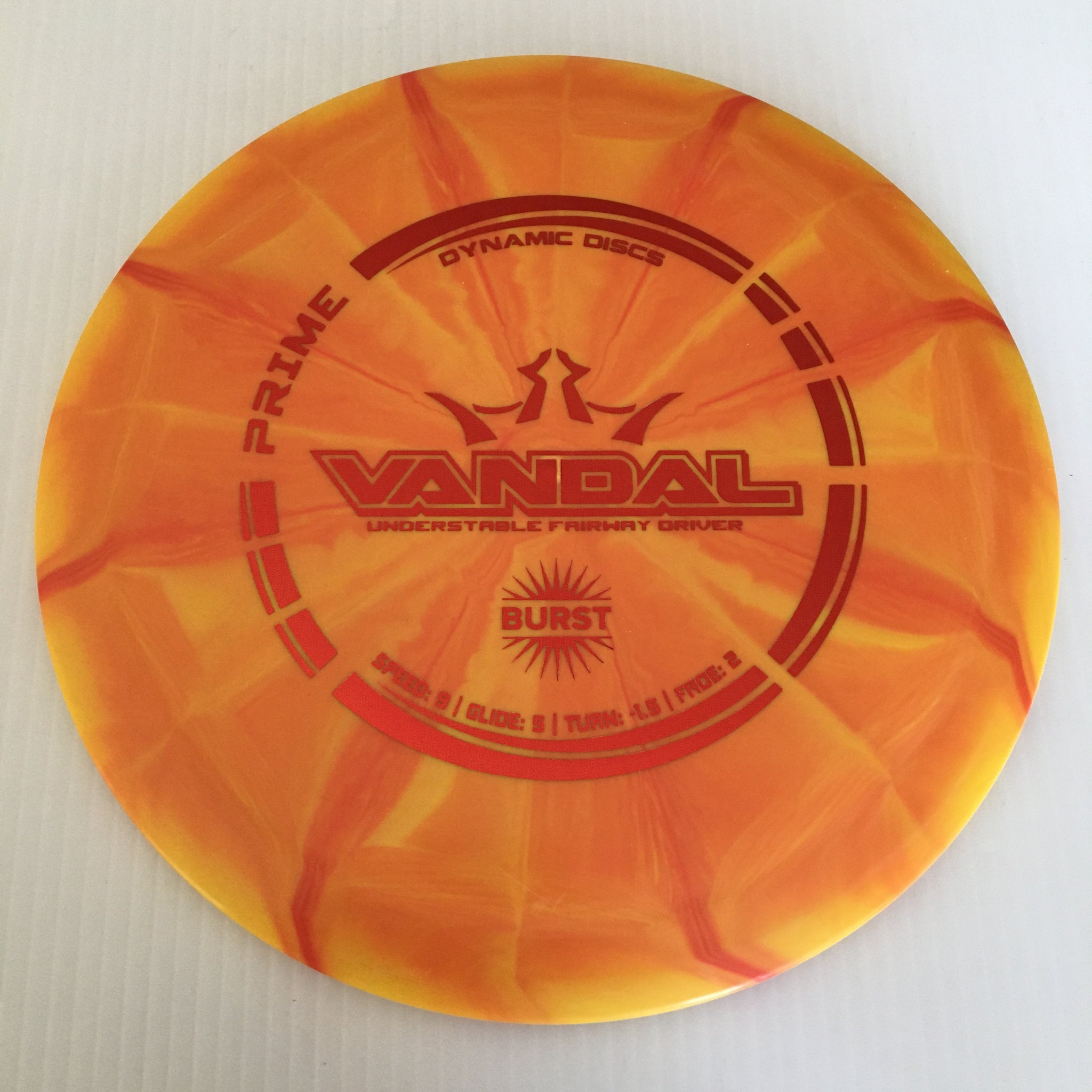 Dynamic Discs Prime Burst Vandal 9/5/-1.5/2