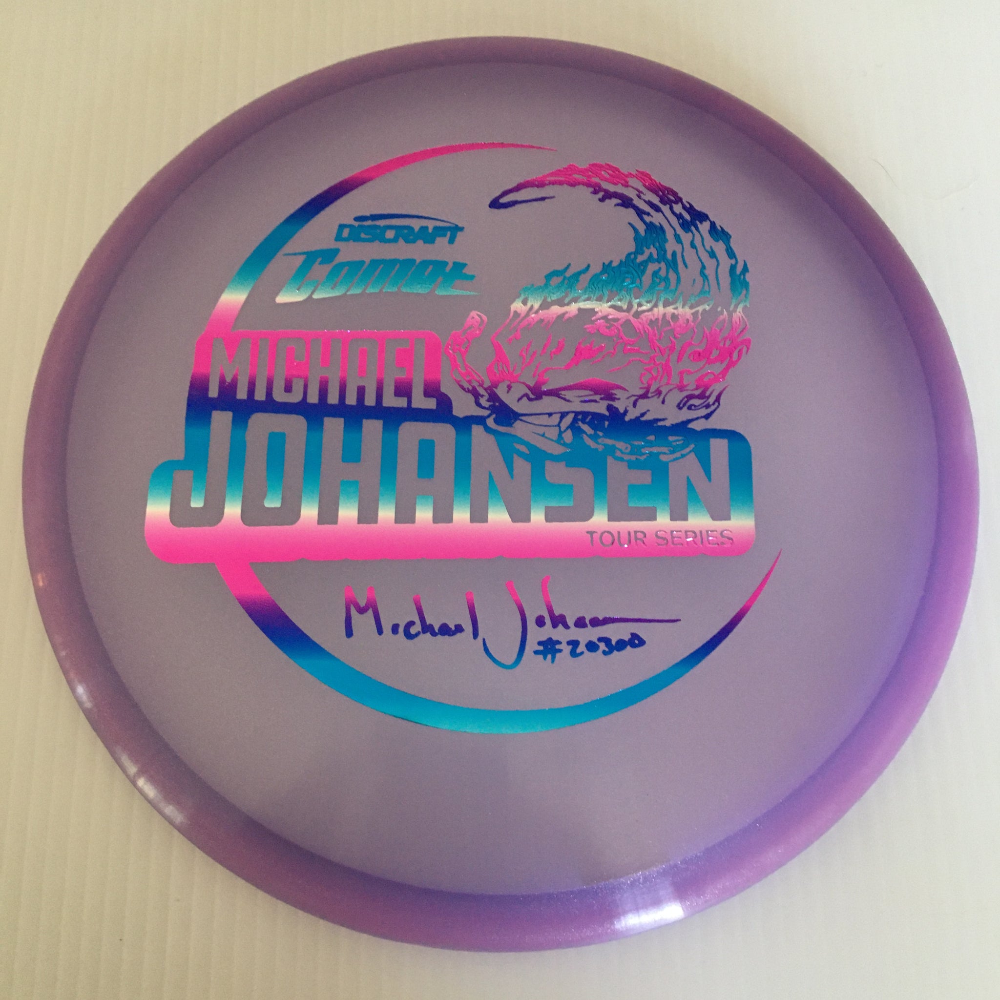 Discraft 2021 Michael Johansen Tour Series Sparkle Z Comet 4/5/-2/1