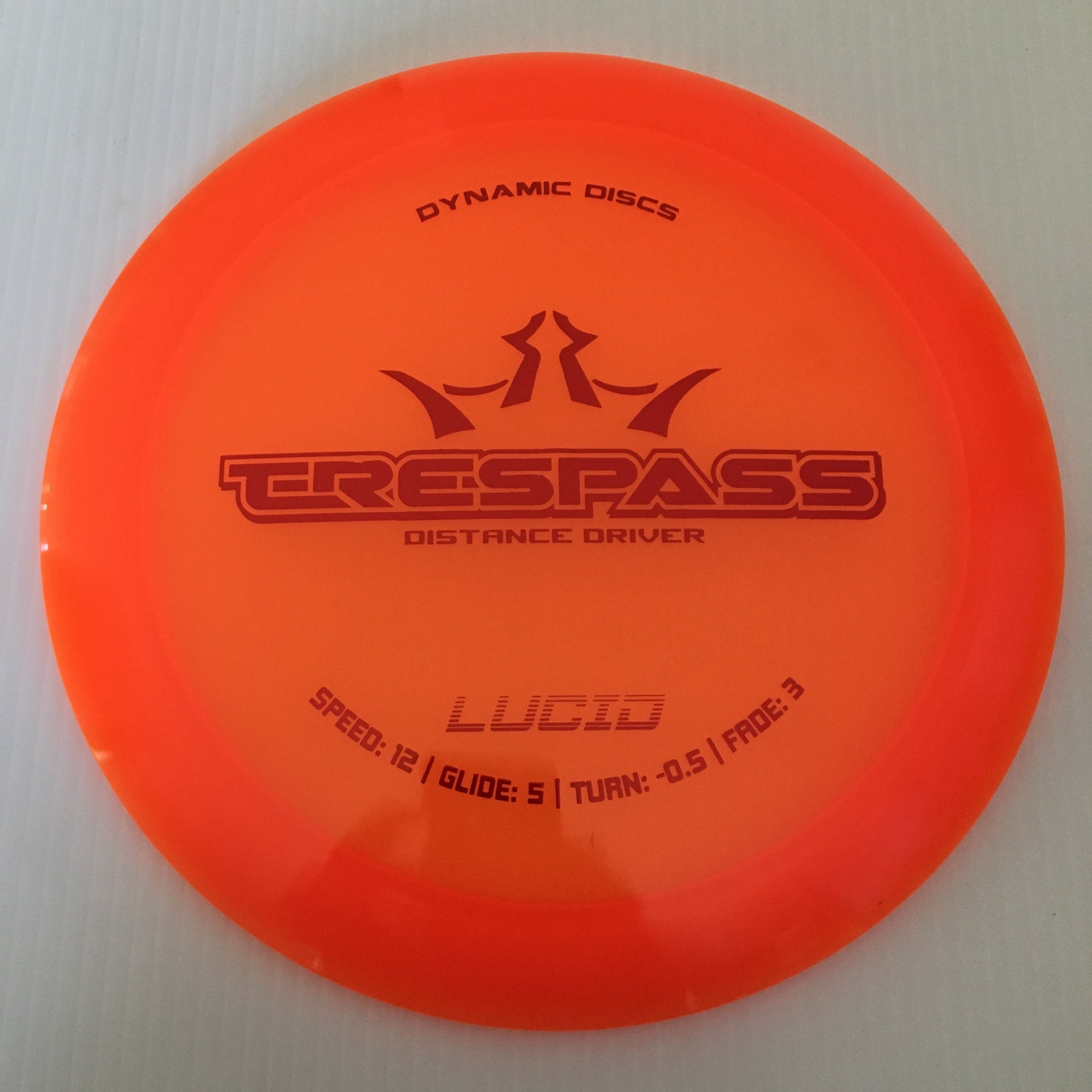 Dynamic Discs Lucid Trespass 12/5/-0.5/3