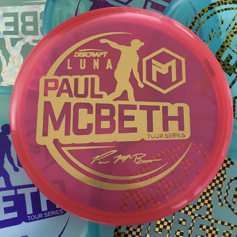 Discraft 2021 Paul McBeth Tour Series Sparkle Z Luna 3/3/0/3