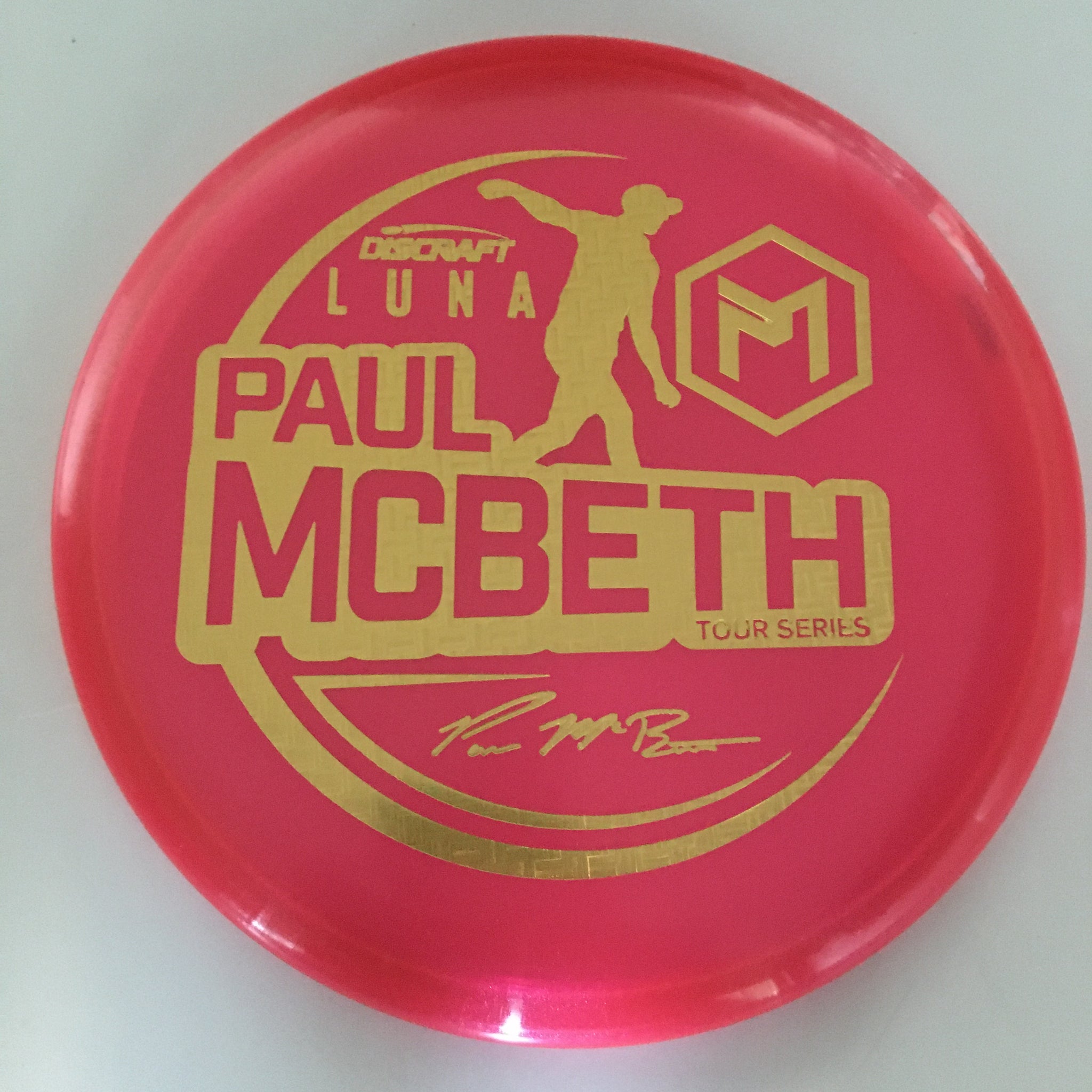Discraft 2021 Paul McBeth Tour Series Sparkle Z Luna 3/4/0/2