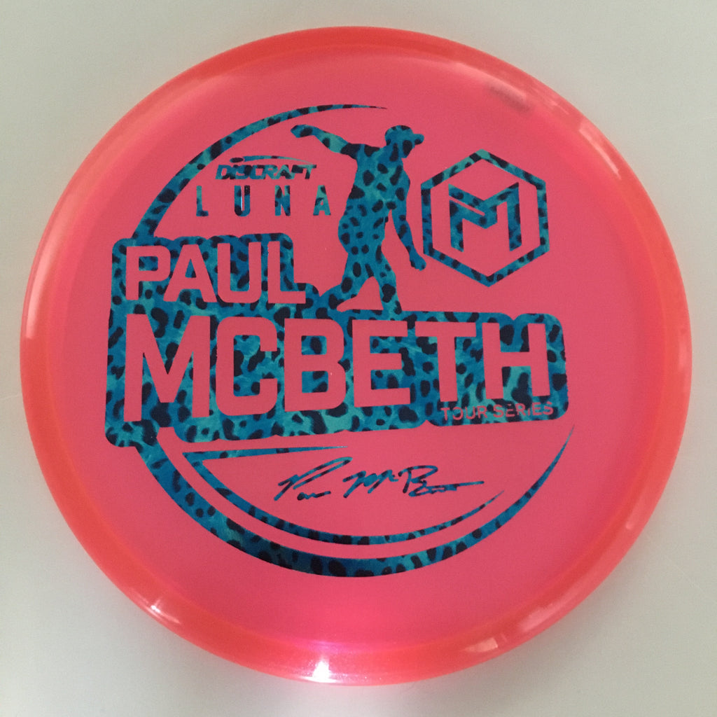 Discraft 2021 Paul McBeth Tour Series Sparkle Z Luna 3/4/0/2