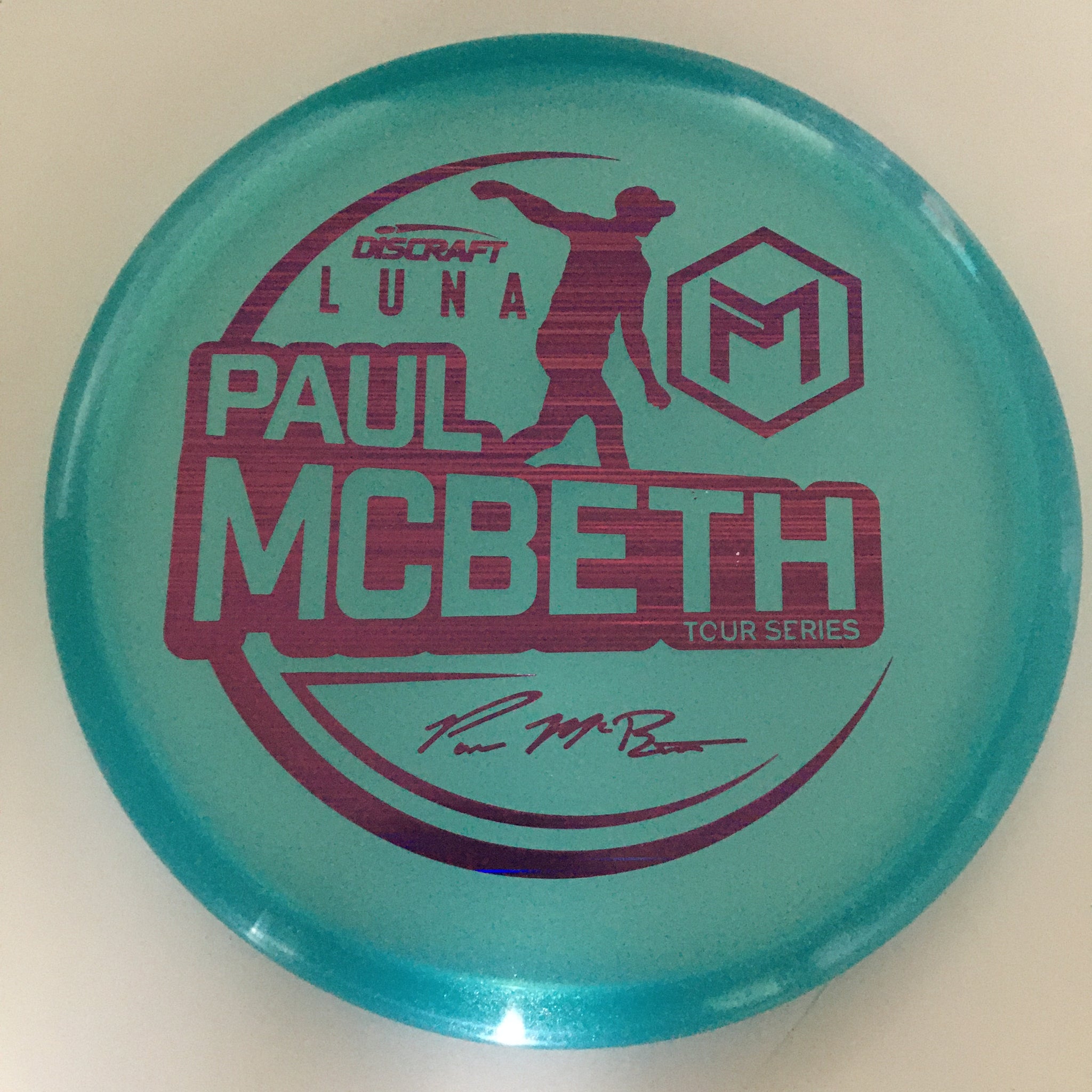 Discraft 2021 Paul McBeth Tour Series Sparkle Z Luna 3/4/0/2