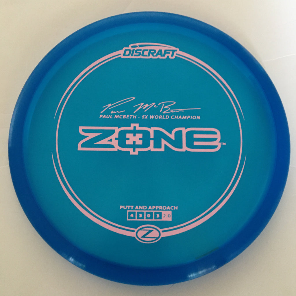 Discraft Paul McBeth 5x Z Zone 4/3/0/3 (173-174g)