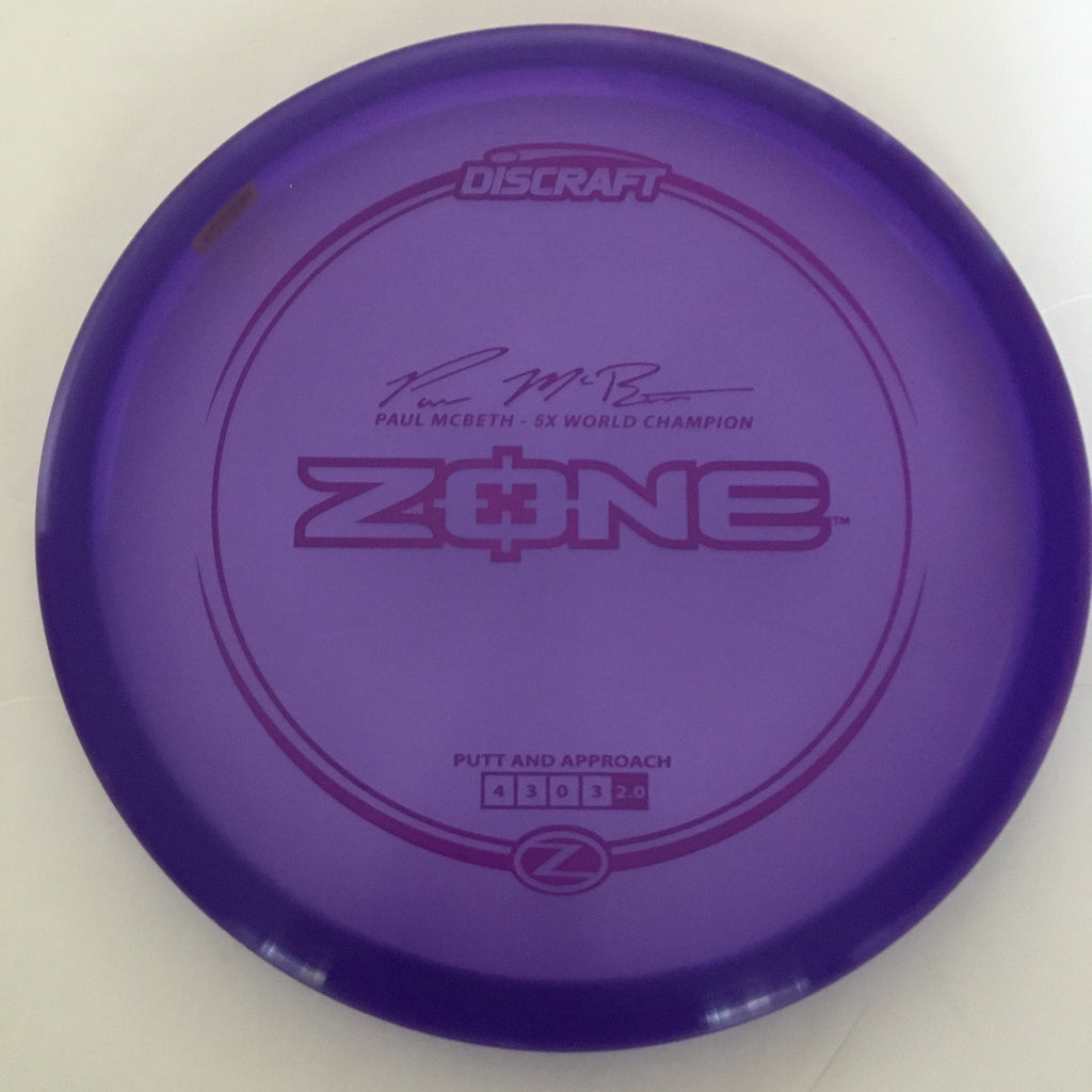 Discraft Paul McBeth 5x Z Zone 4/3/0/3 (173-174g)