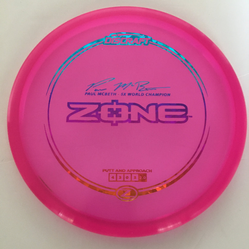 Discraft Paul McBeth 5x Z Zone 4/3/0/3 (173-174g)