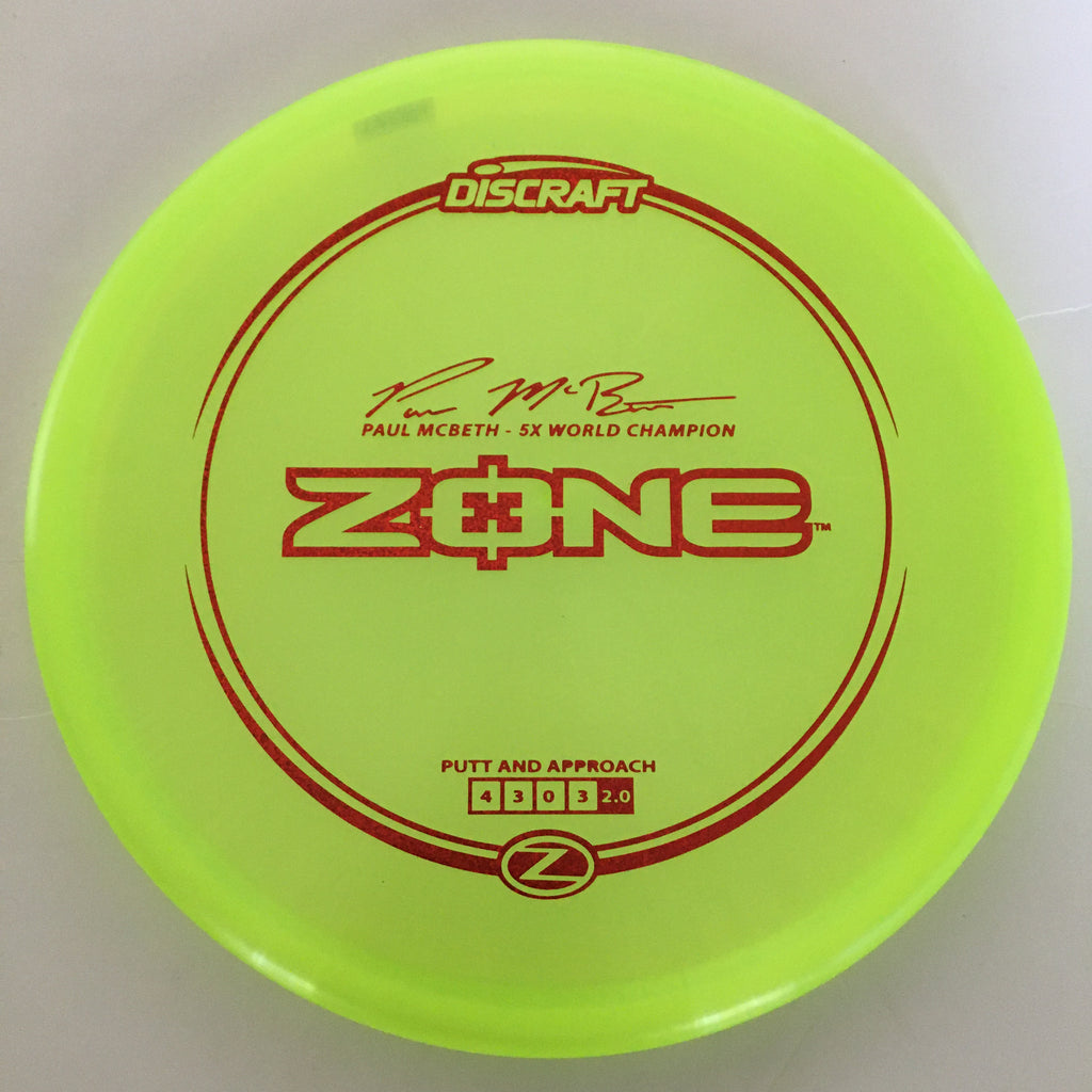 Discraft Paul McBeth 5x Z Zone 4/3/0/3 (173-174g)