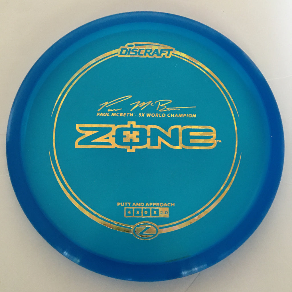 Discraft Paul McBeth 5x Z Zone 4/3/0/3 (173-174g)