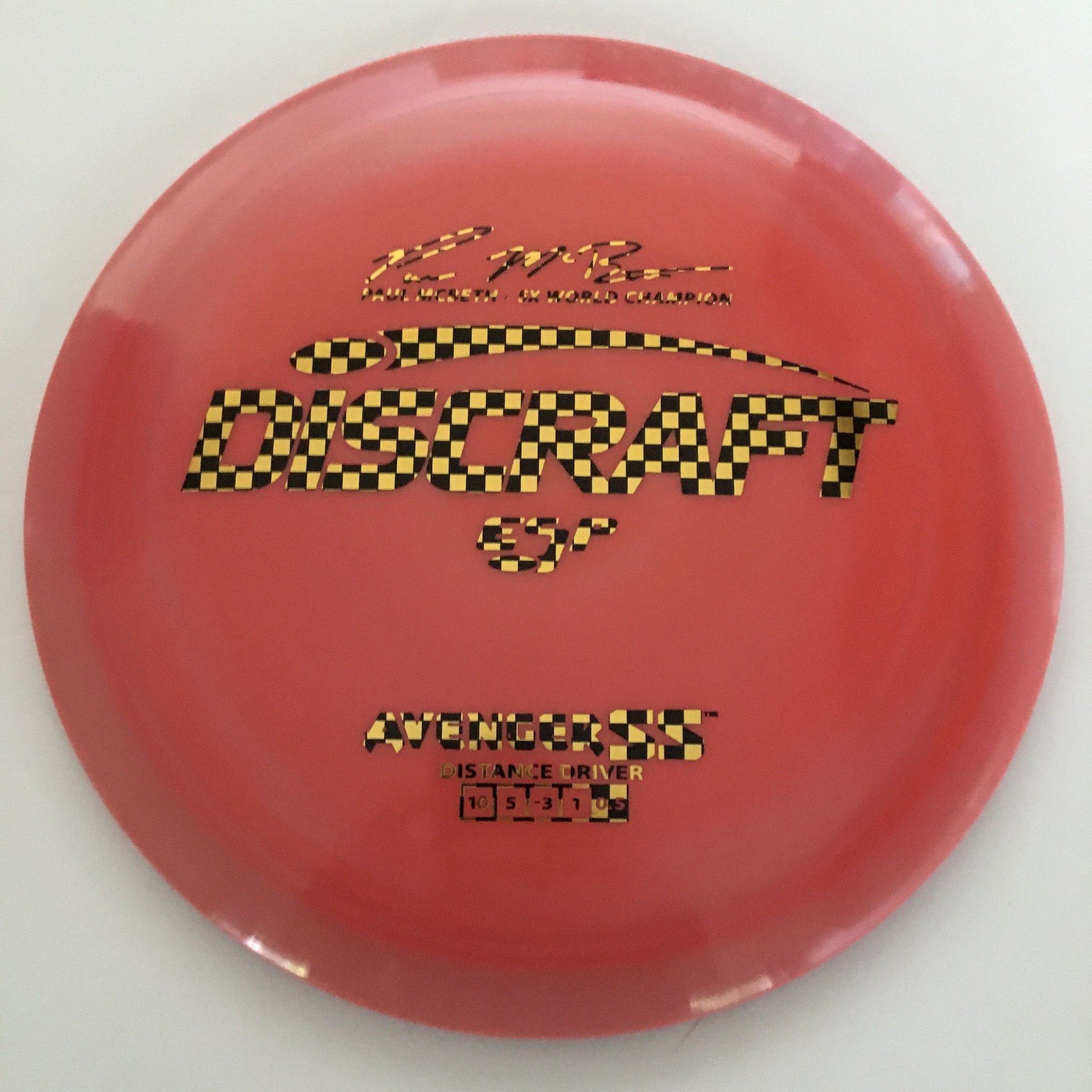 Discraft 5x Paul McBeth ESP Avenger SS 10/5/-3/1 (173-174g)