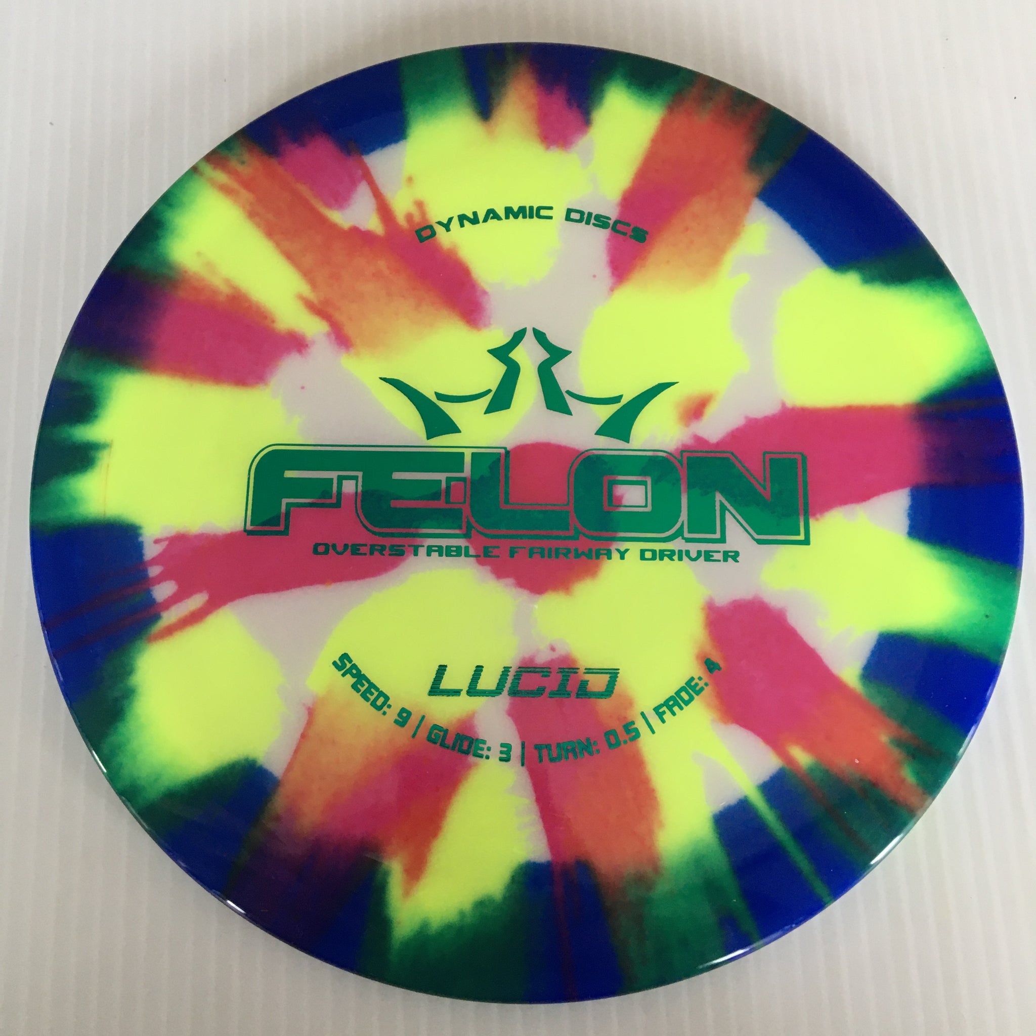 Dynamic Discs MyDye Lucid Felon 9/3/0.5/4