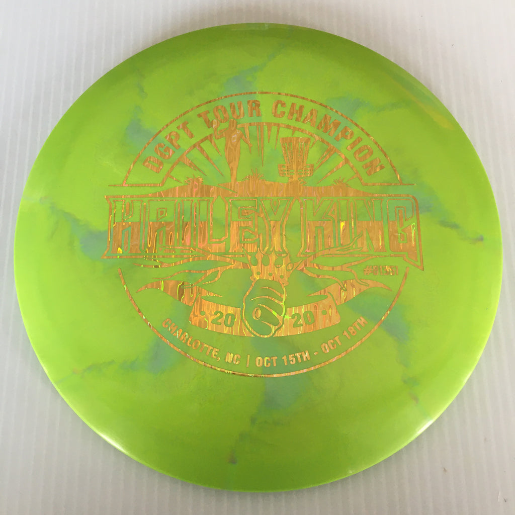 Discraft Limited Edition Hailey King DGPT Tour Champion Swirly ESP Stalker 7/5/-1/2