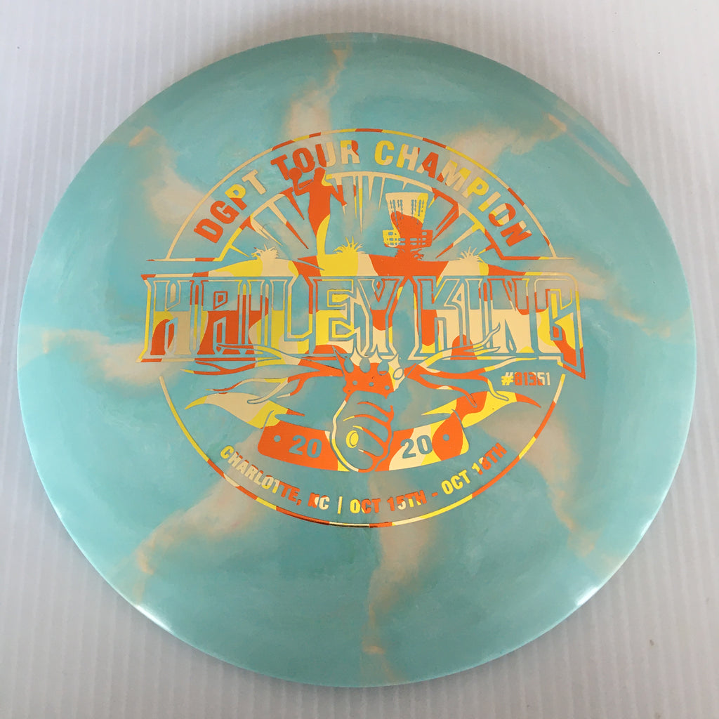 Discraft Limited Edition Hailey King DGPT Tour Champion Swirly ESP Stalker 7/5/-1/2