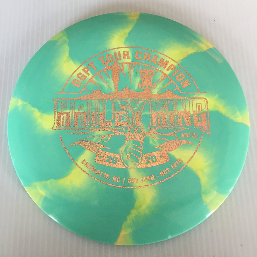 Discraft Limited Edition Hailey King DGPT Tour Champion Swirly ESP Stalker 7/5/-1/2