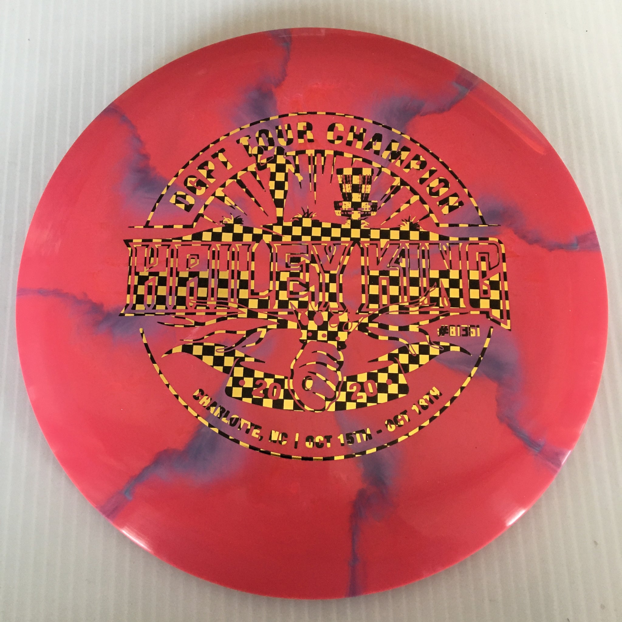 Discraft Limited Edition Hailey King DGPT Tour Champion Swirly ESP Stalker 7/5/-1/2