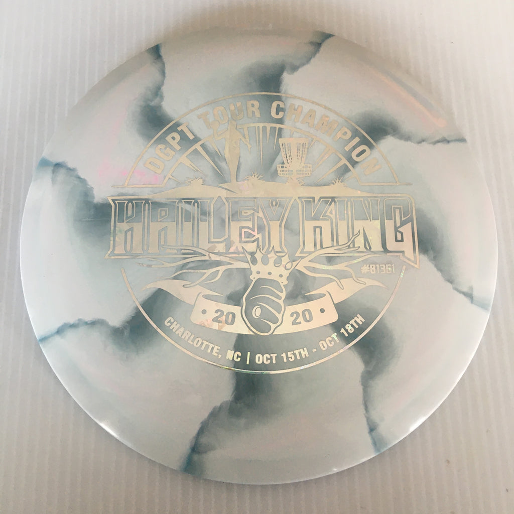Discraft Limited Edition Hailey King DGPT Tour Champion Swirly ESP Stalker 7/5/-1/2