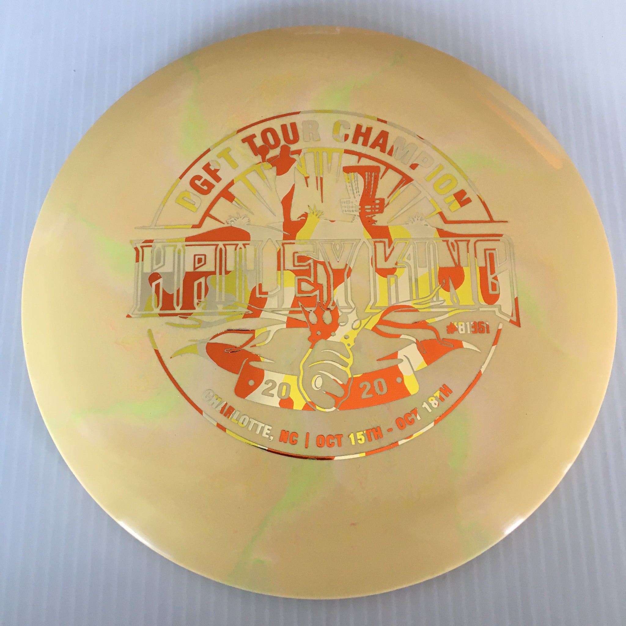 Discraft Limited Edition Hailey King DGPT Tour Champion Swirly ESP Stalker 7/5/-1/2