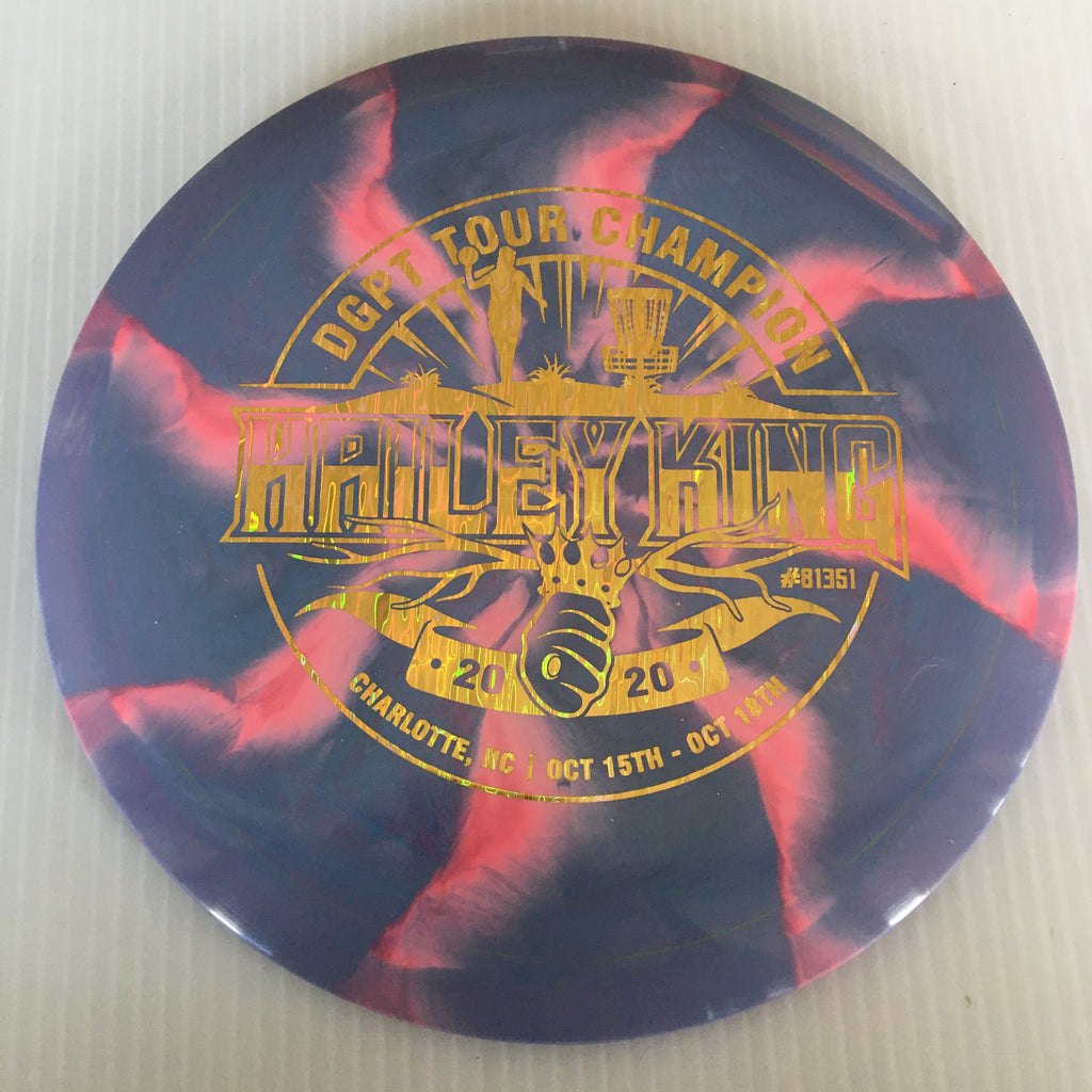 Discraft Limited Edition Hailey King DGPT Tour Champion Swirly ESP Stalker 7/5/-1/2