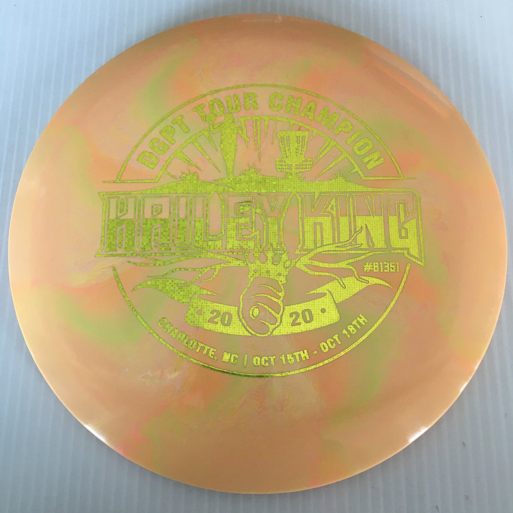 Discraft Limited Edition Hailey King DGPT Tour Champion Swirly ESP Stalker 7/5/-1/2