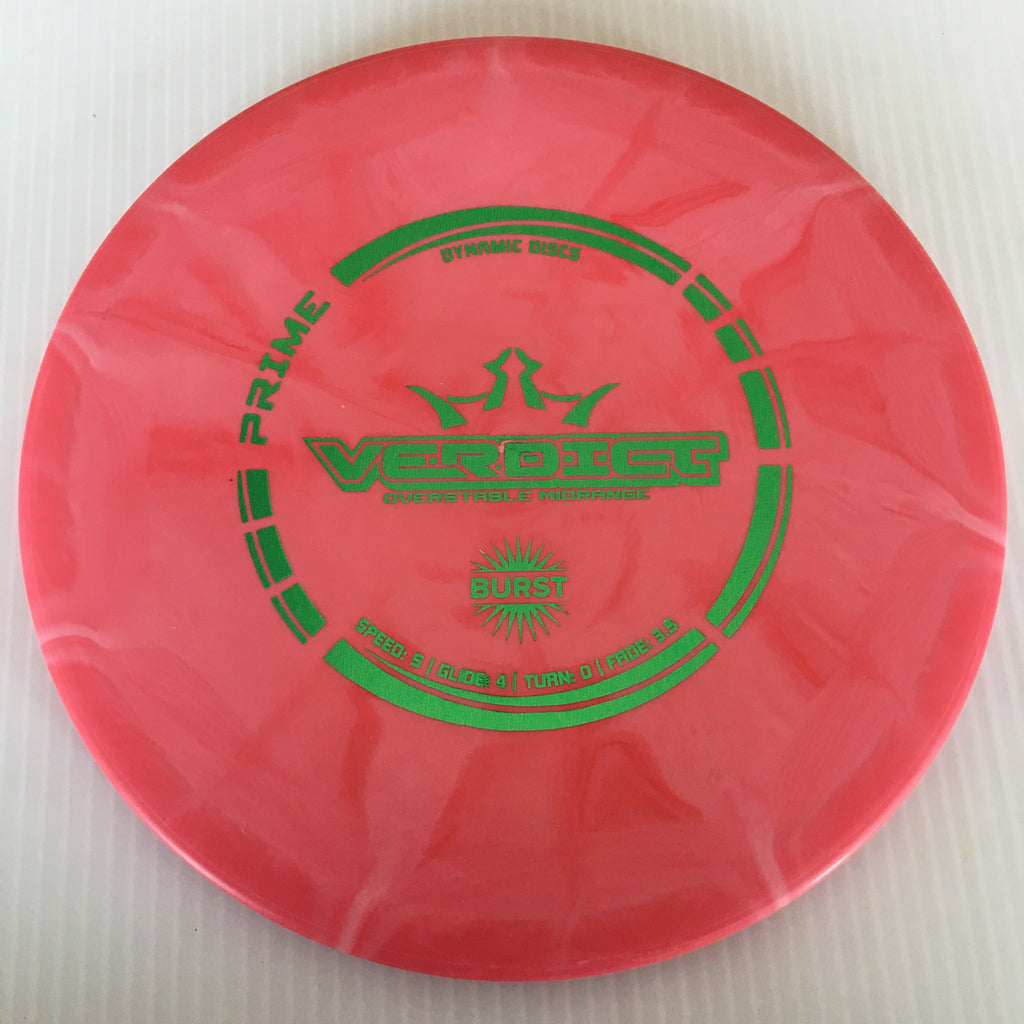 Dynamic Discs Prime Burst Verdict 5/4/0/3.5