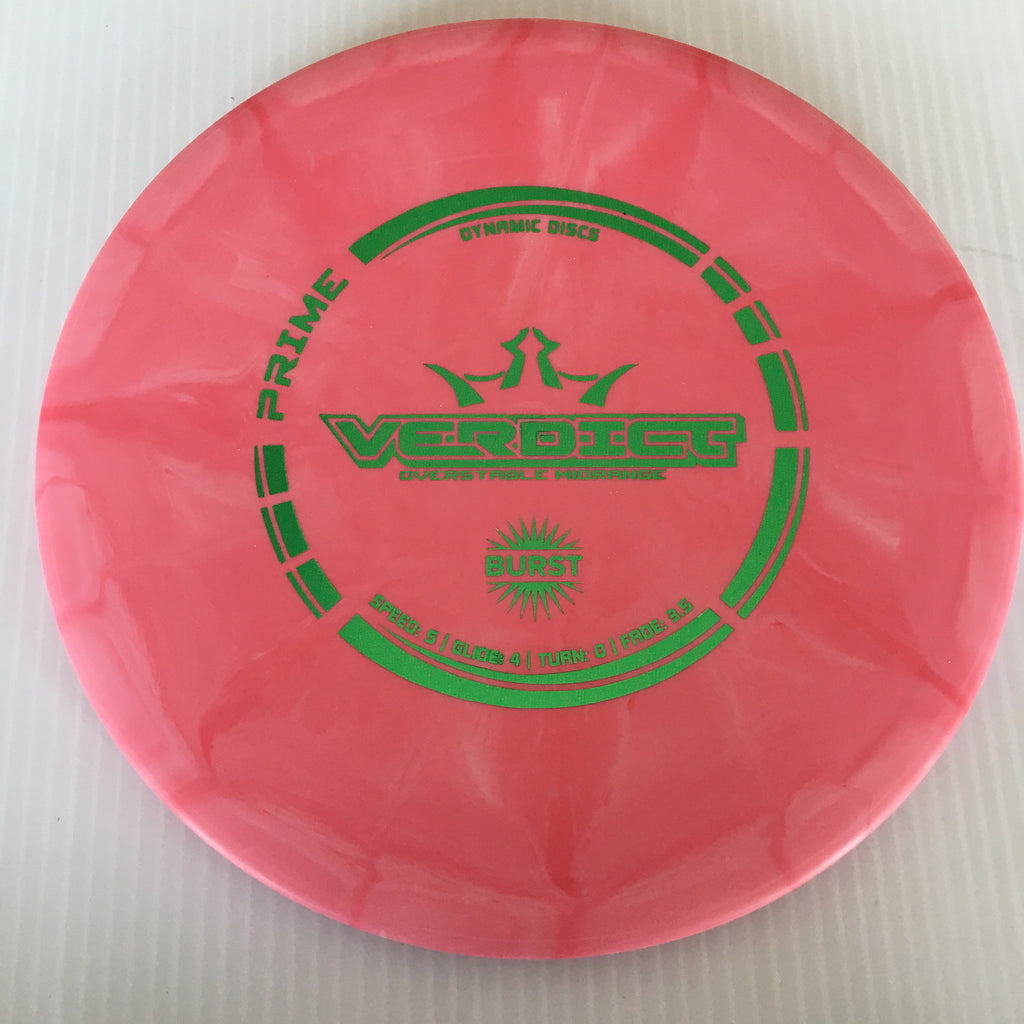 Dynamic Discs Prime Burst Verdict 5/4/0/3.5