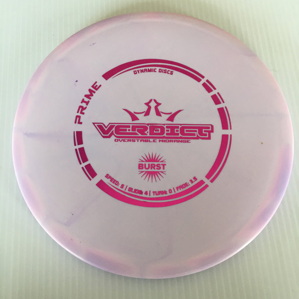 Dynamic Discs Prime Burst Verdict 5/4/0/3.5