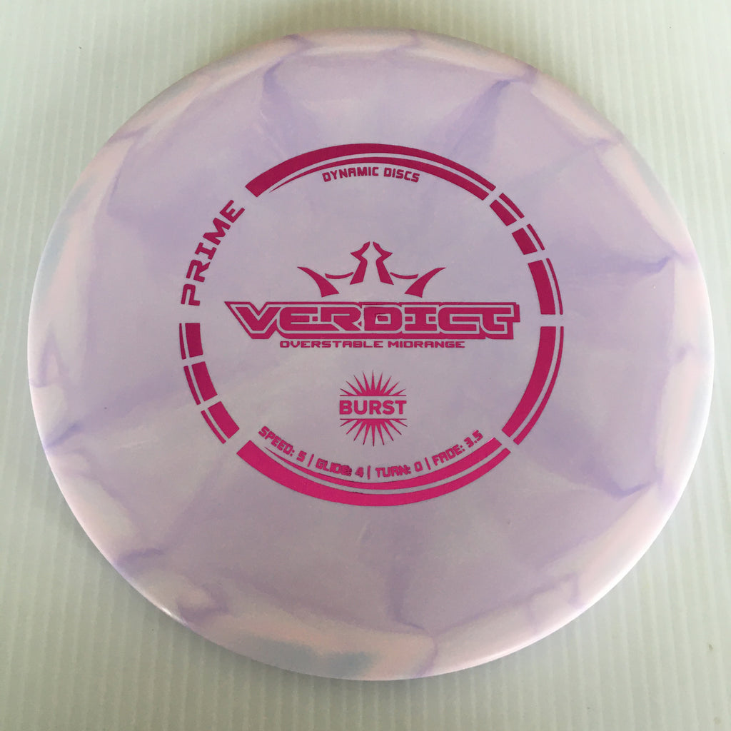 Dynamic Discs Prime Burst Verdict 5/4/0/3.5