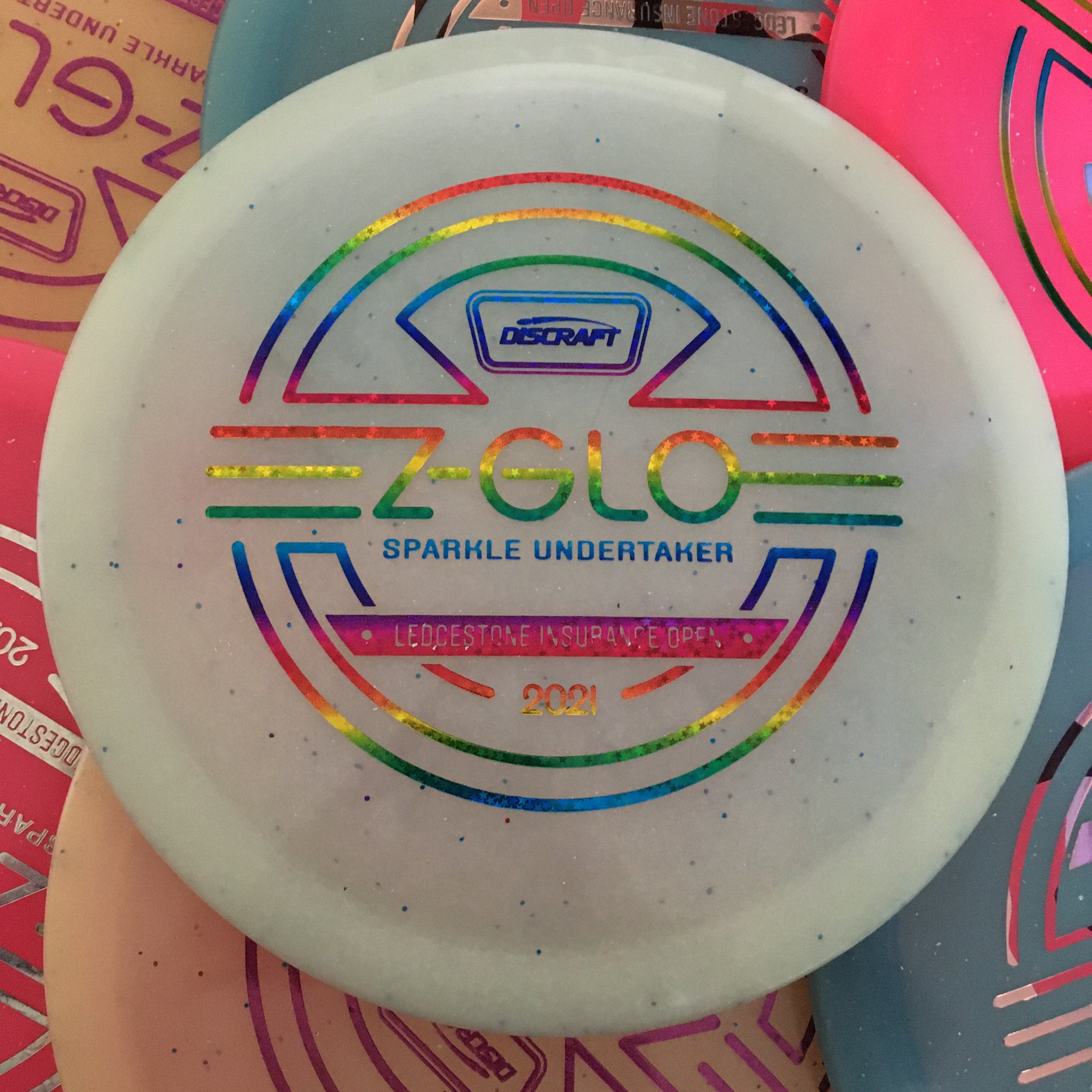 Discraft 2021 Ledgestone Z GLO Sparkle Undertaker 9/5/-1/2
