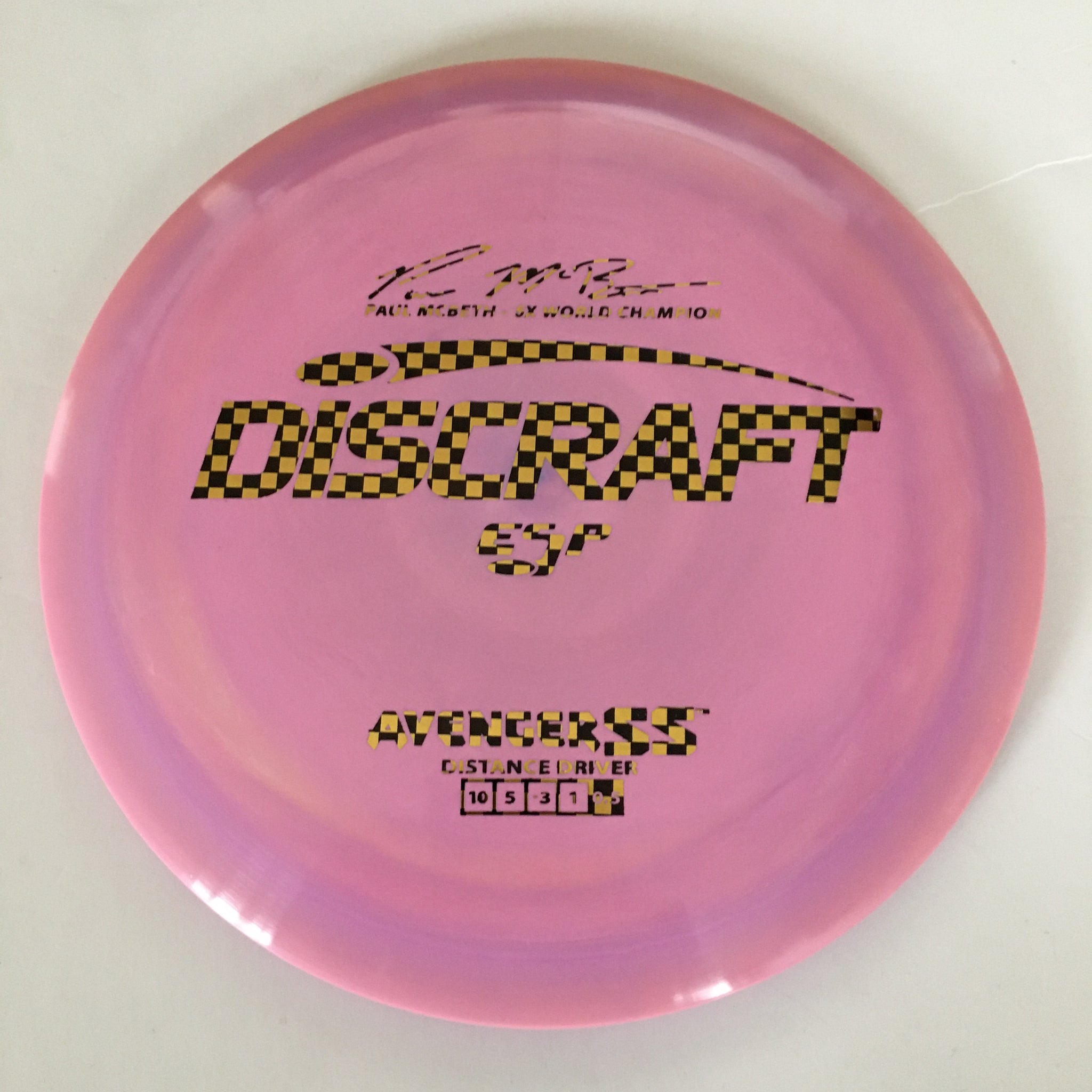 Discraft 5x Paul McBeth ESP Avenger SS 10/5/-3/1 (173-174g)