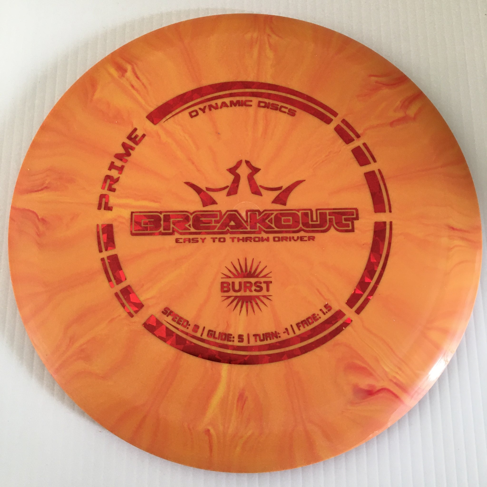 Dynamic Discs Prime Burst Breakout 8/5/-1/1.5