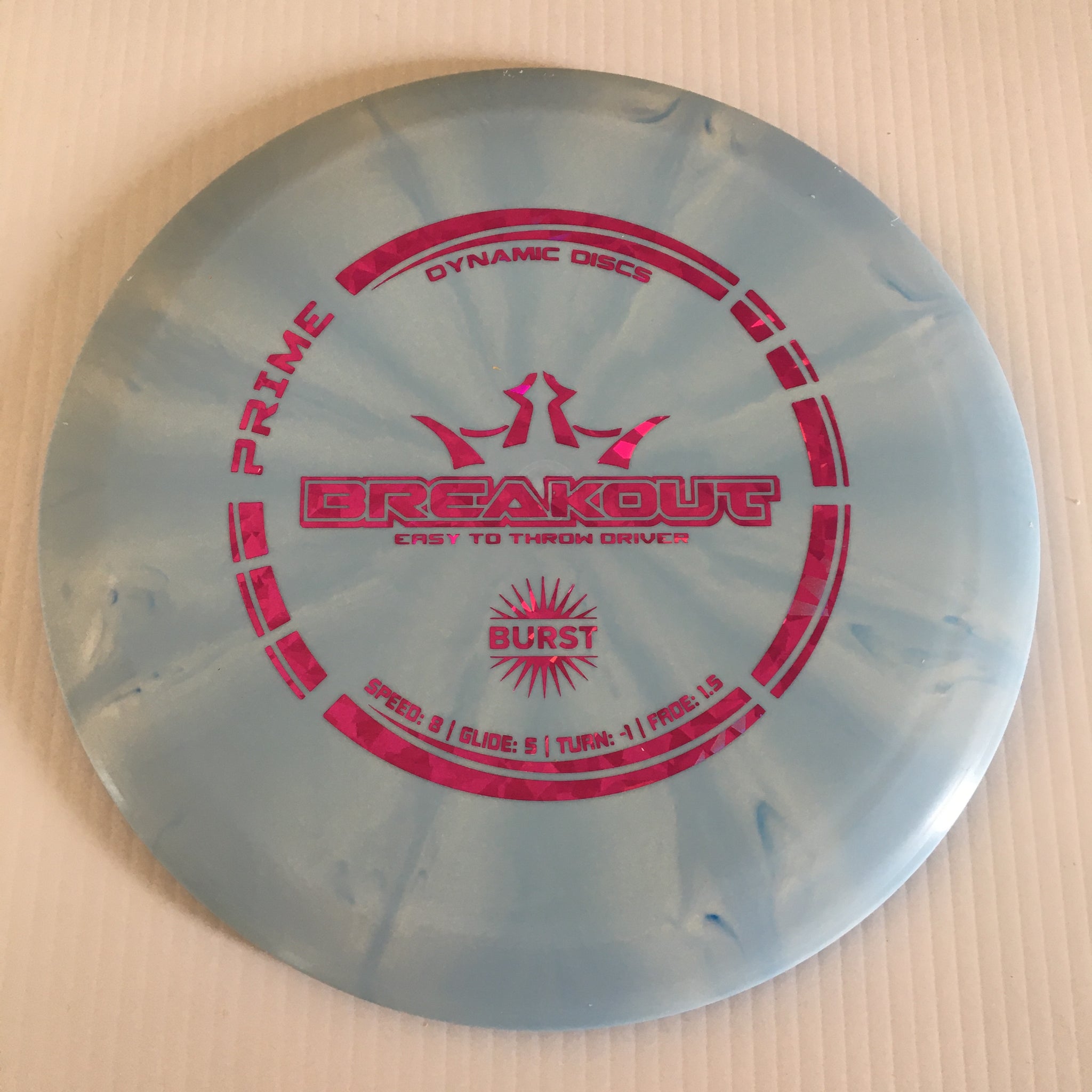 Dynamic Discs Prime Burst Breakout 8/5/-1/1.5