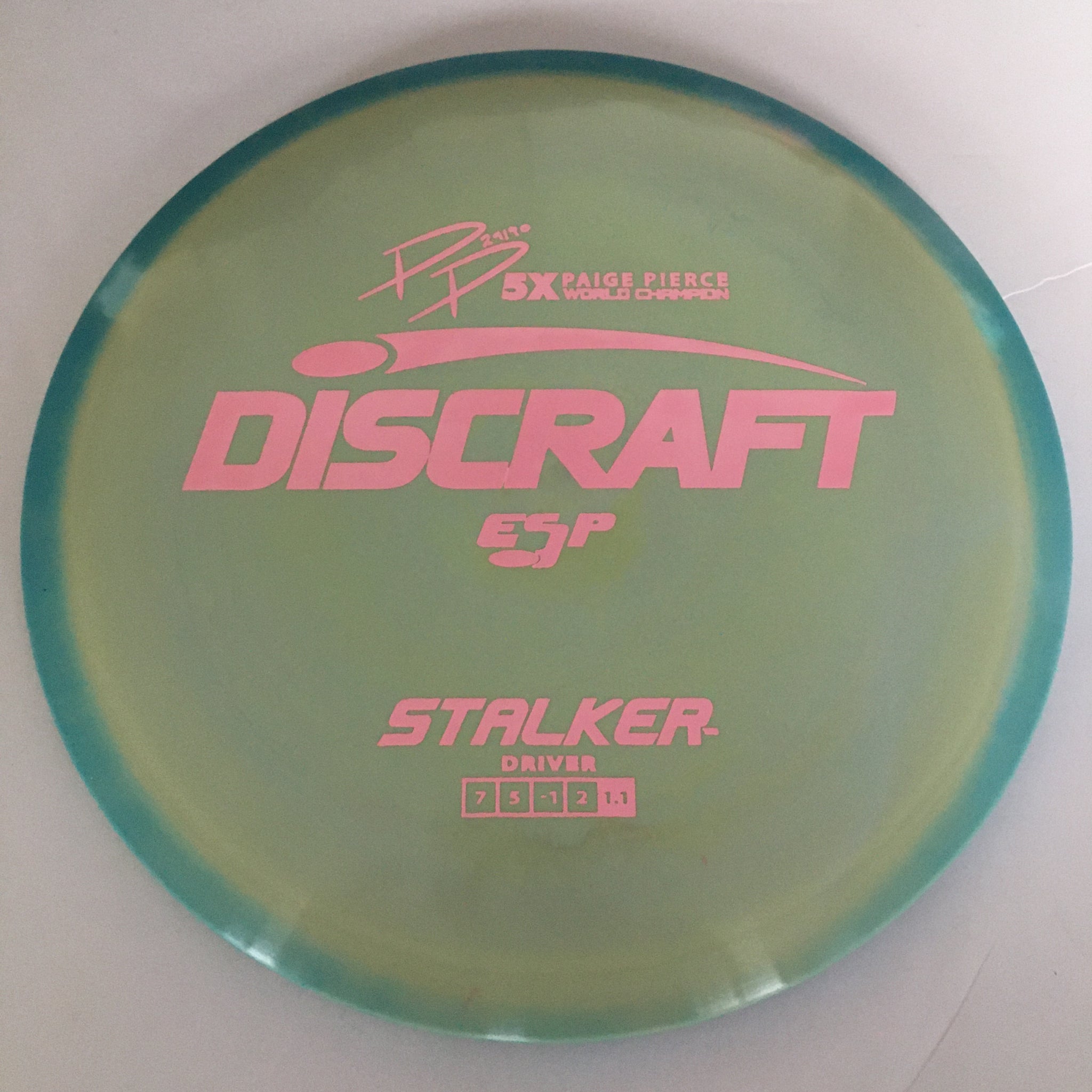 Discraft 5x Paige Pierce ESP Stalker 7/5/-1/2 (173-174 grams)
