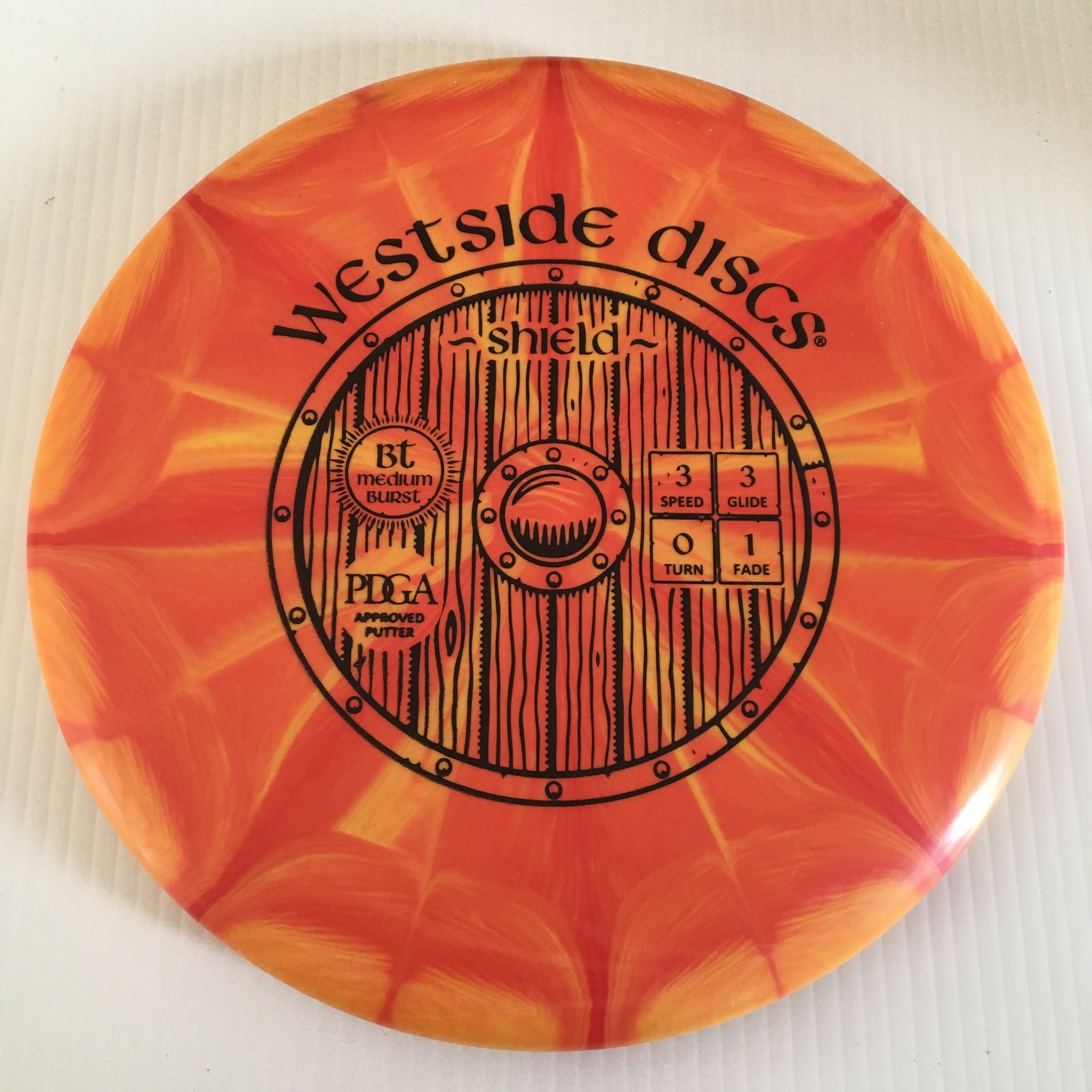 Westside Discs BT Medium Burst Shield 3/3/0/1