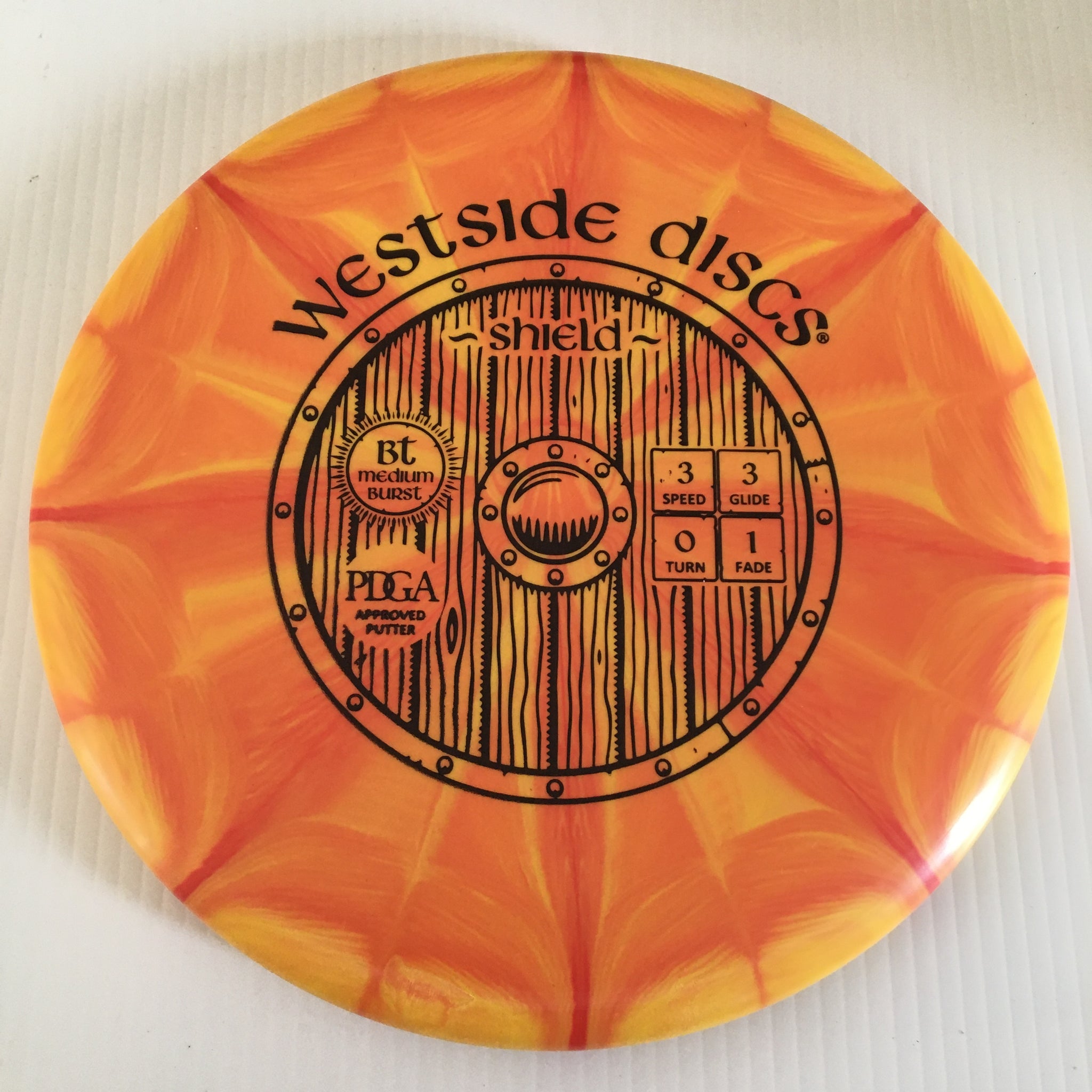 Westside Discs BT Medium Burst Shield 3/3/0/1