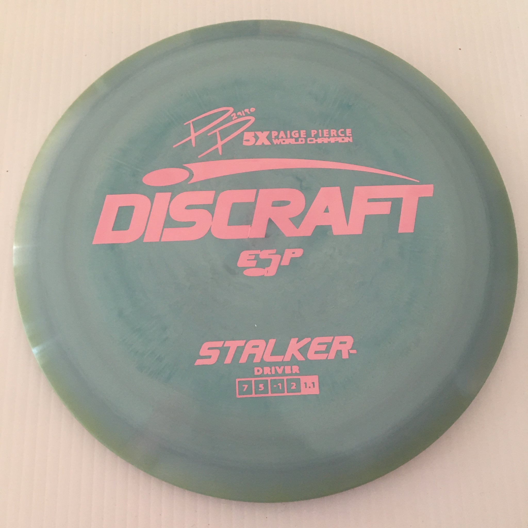 Discraft 5x Paige Pierce ESP Stalker 7/5/-1/2 (173-174 grams)