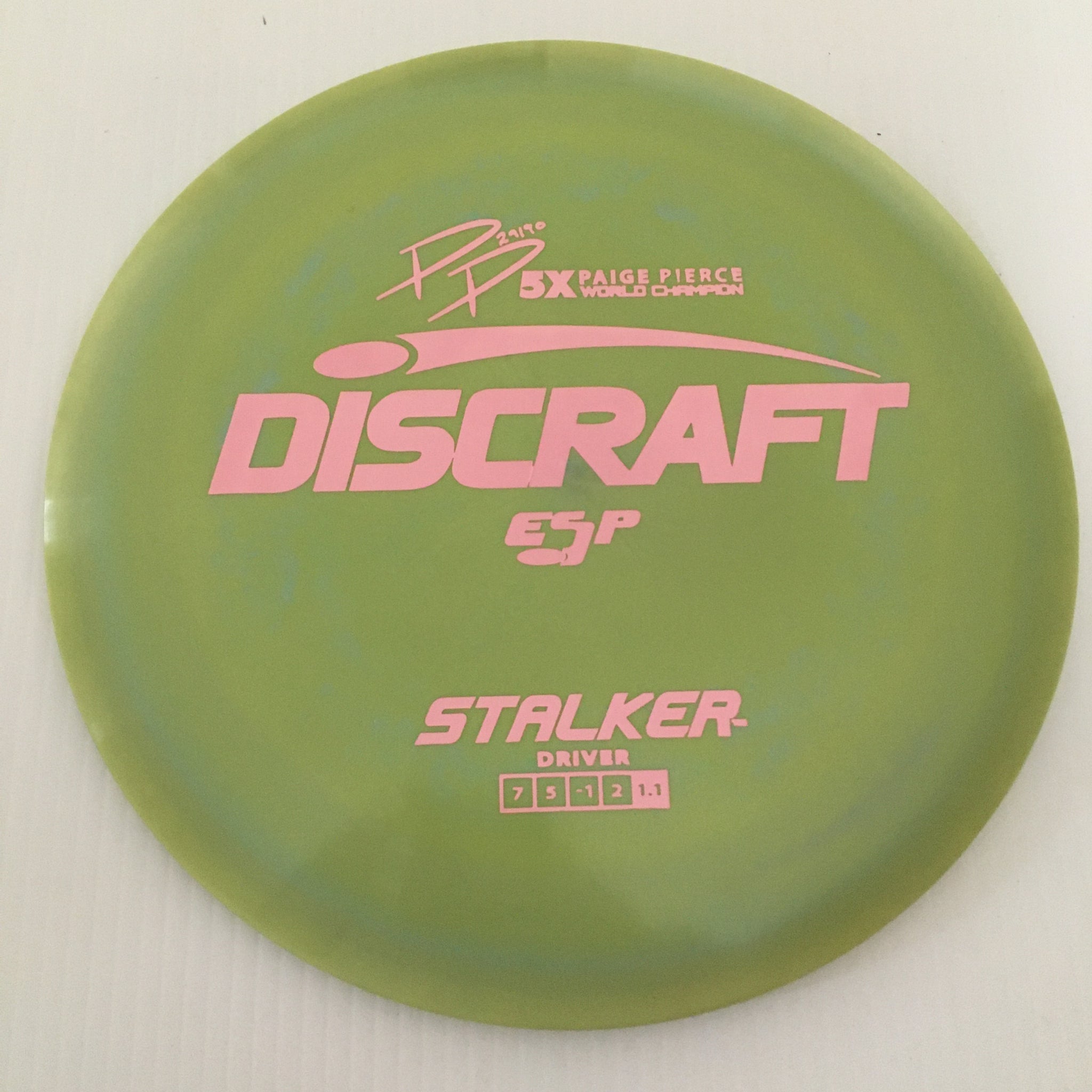 Discraft 5x Paige Pierce ESP Stalker 7/5/-1/2 (173-174 grams)