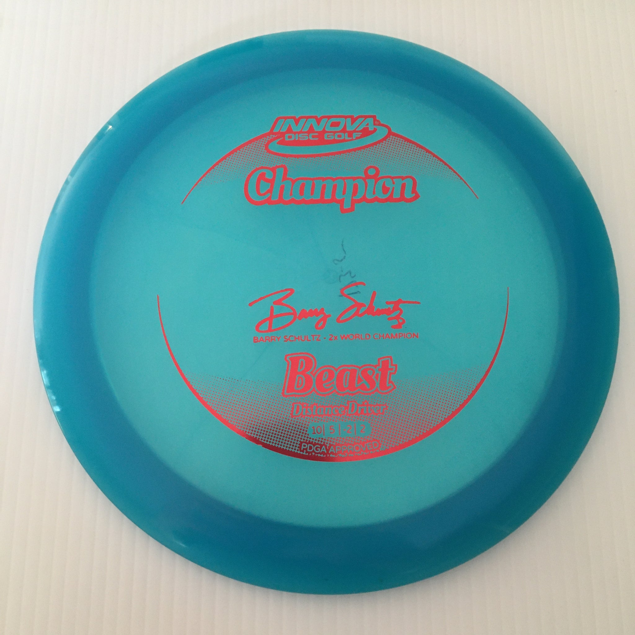 Innova 2x Barry Schultz Champion Beast 10/5/-2/2