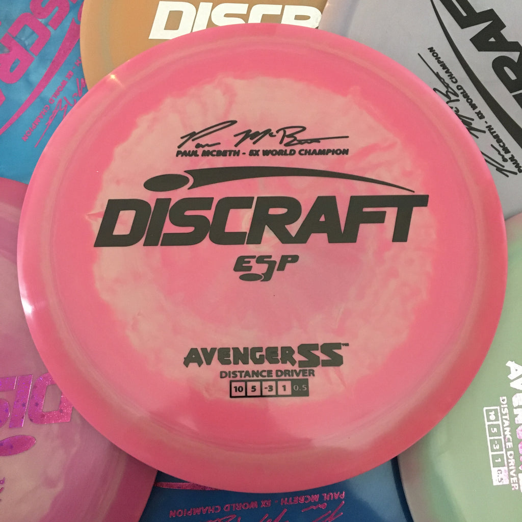 Discraft 5x Paul McBeth ESP Avenger SS 10/5/-3/1 (167-169g)