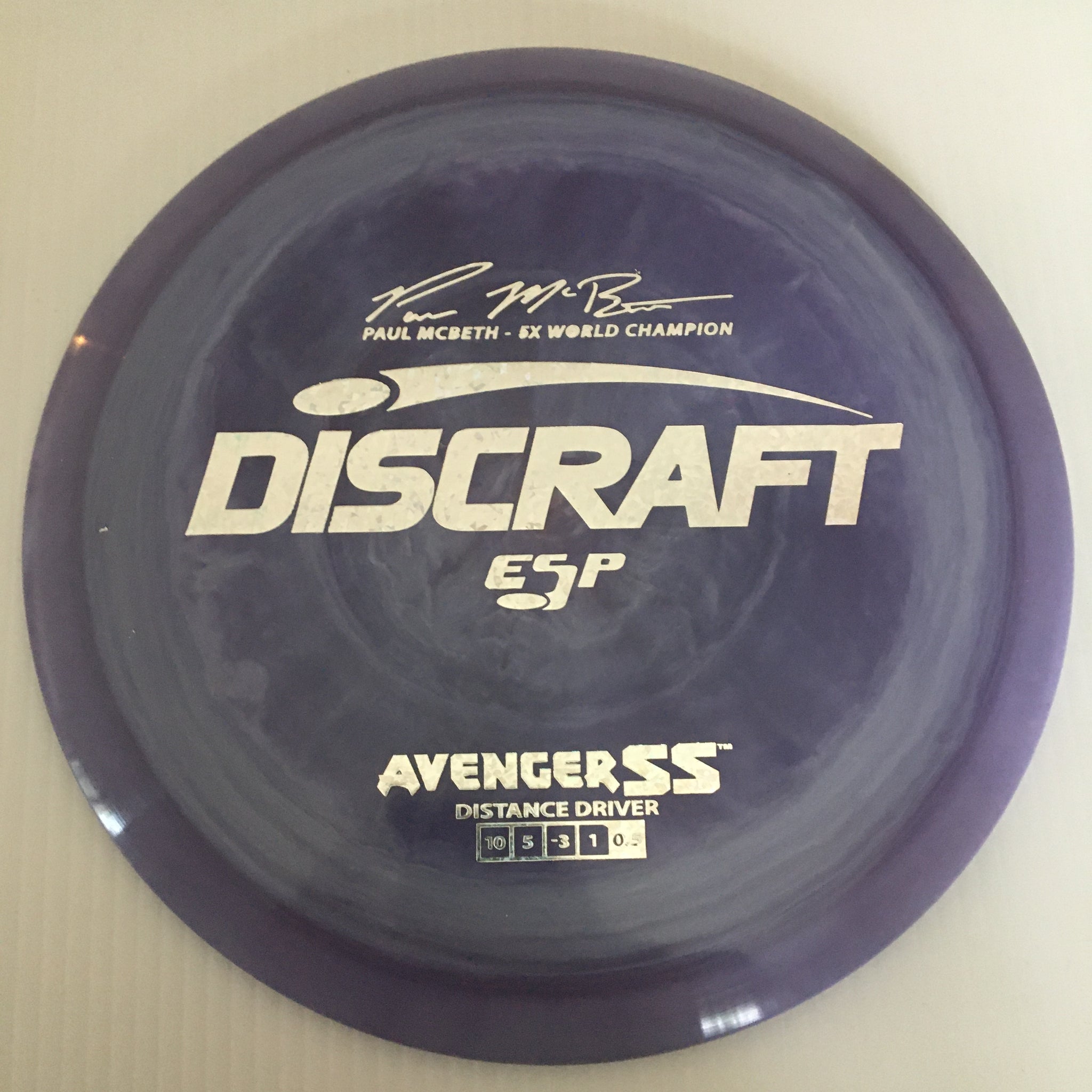 Discraft 5x Paul McBeth ESP Avenger SS 10/5/-3/1 (167-169g)