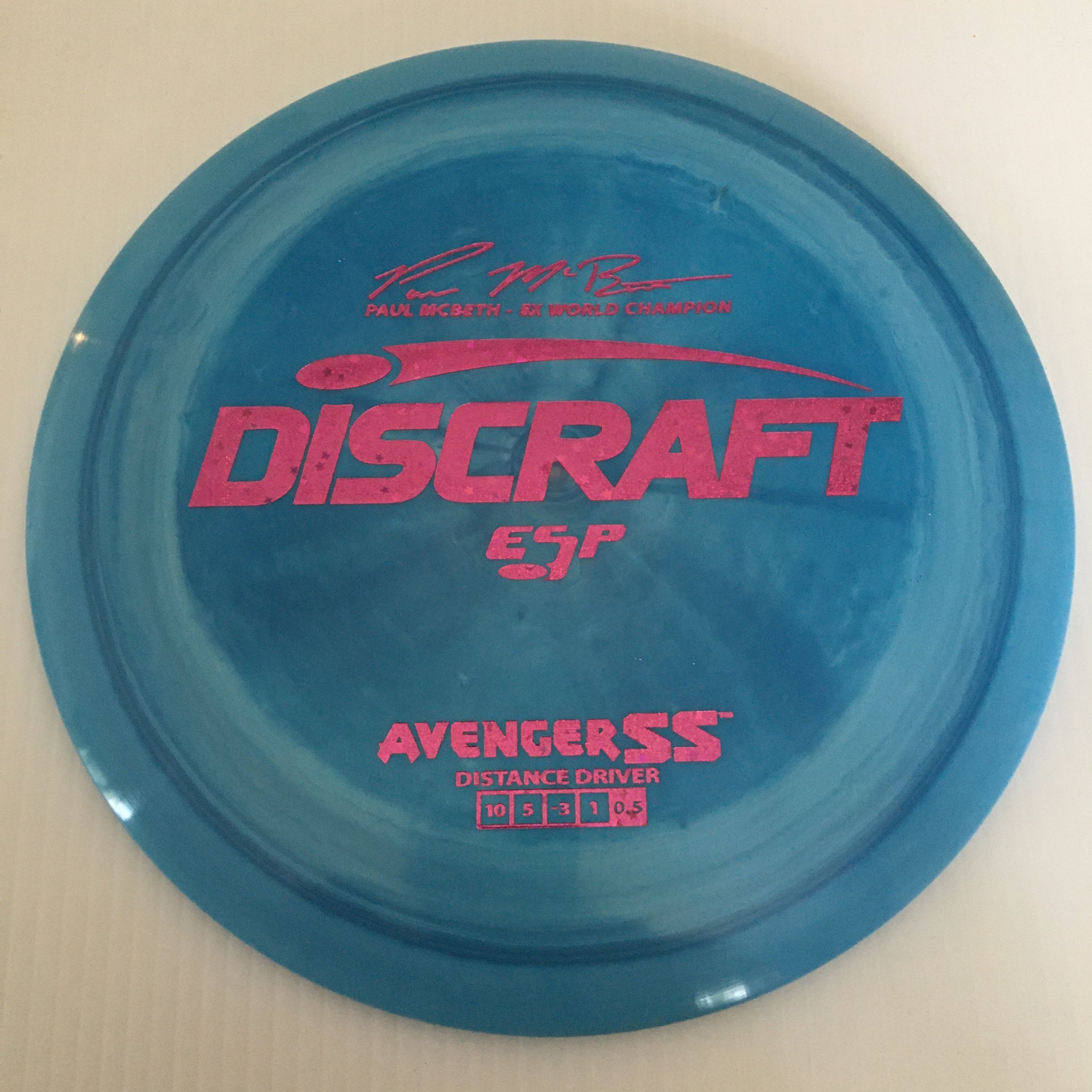 Discraft 5x Paul McBeth ESP Avenger SS 10/5/-3/1 (167-169g)