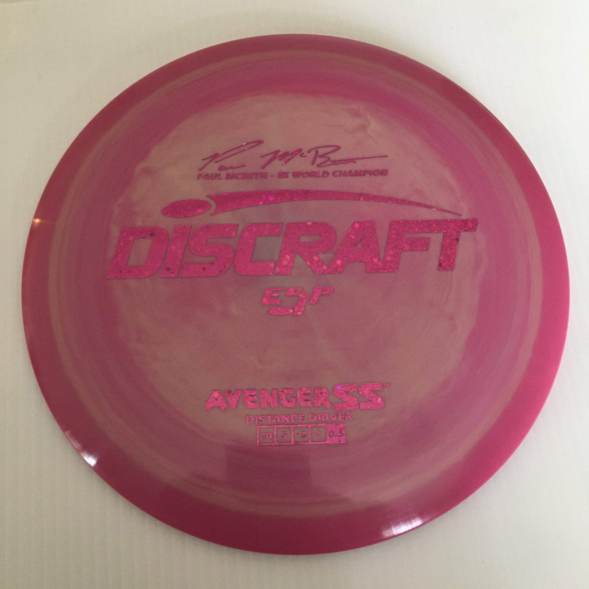 Discraft 5x Paul McBeth ESP Avenger SS 10/5/-3/1 (167-169g)
