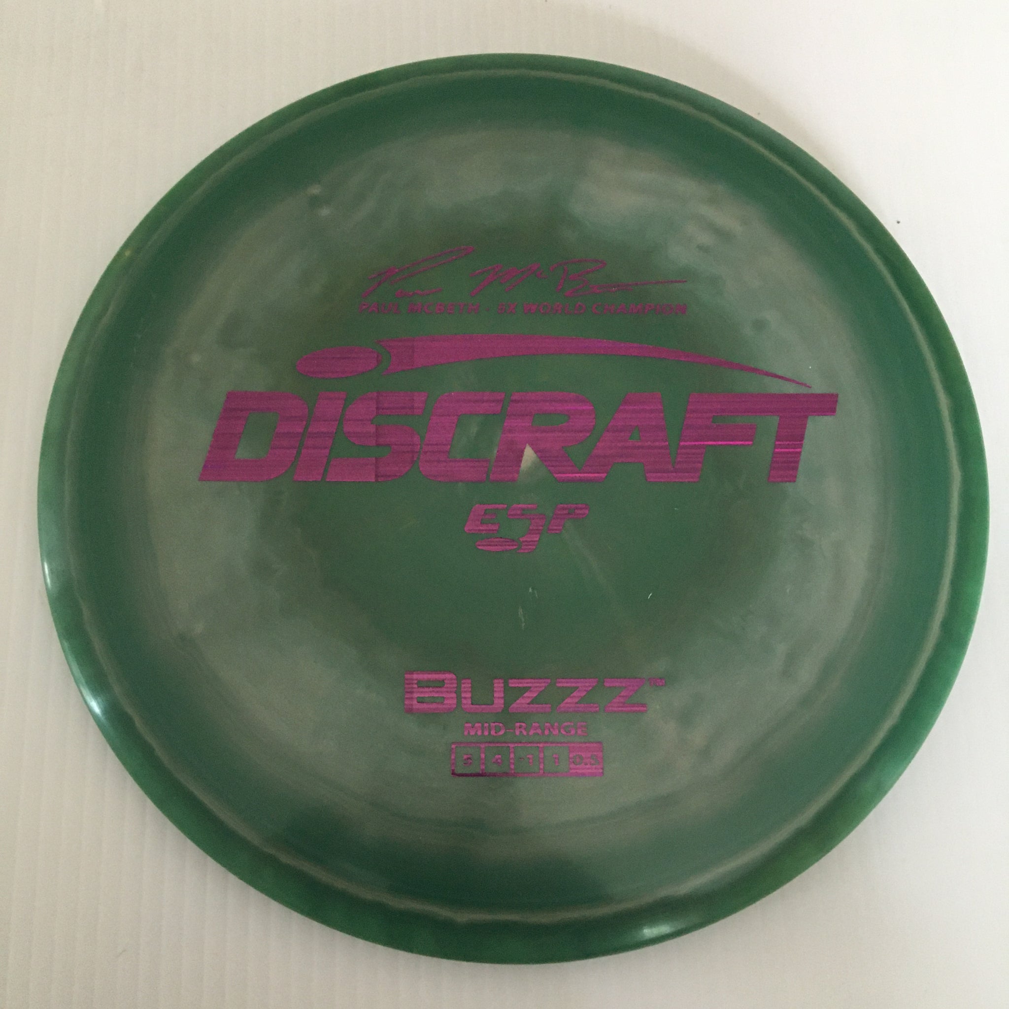 Discraft 5x Paul McBeth ESP Buzzz 5/4/-1/1 (177+g)