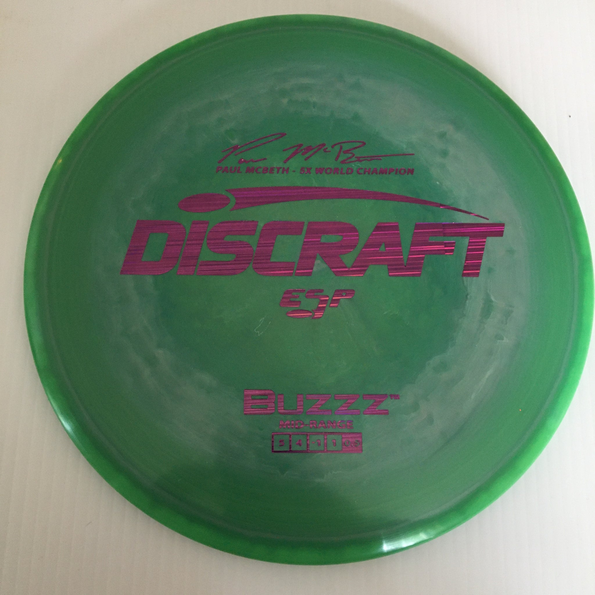 Discraft 5x Paul McBeth ESP Buzzz 5/4/-1/1 (177+g)