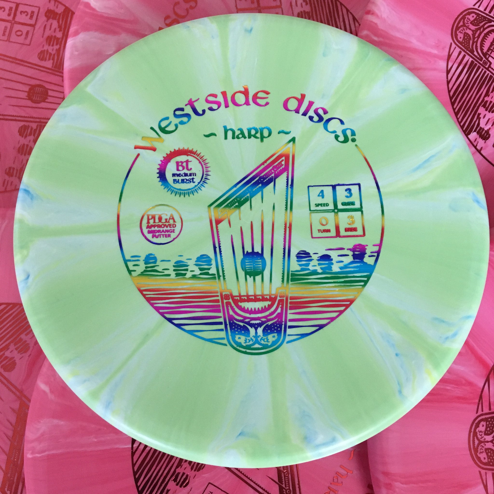 Westside Discs BT Medium Burst Harp 4/3/0/3