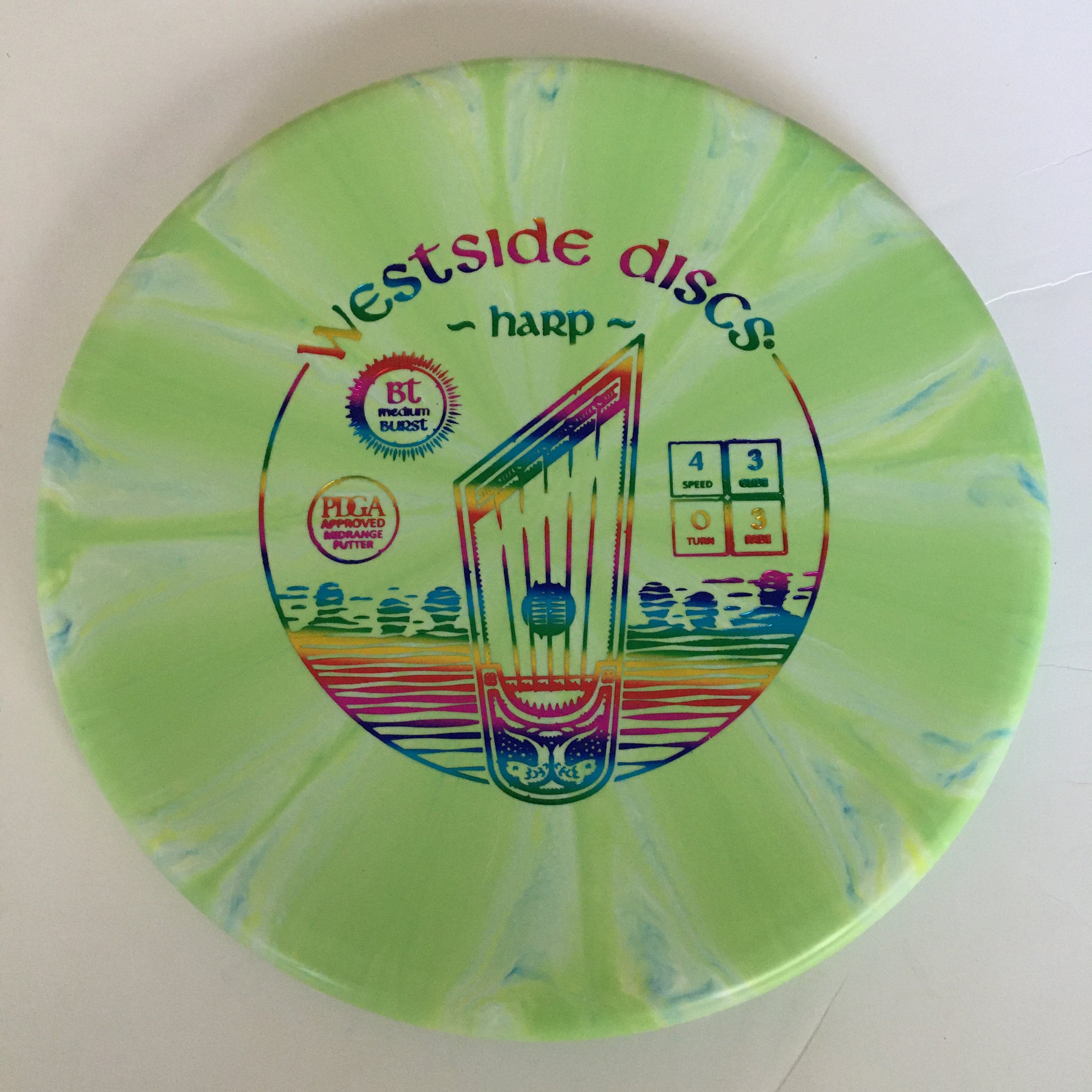 Westside Discs BT Medium Burst Harp 4/3/0/3