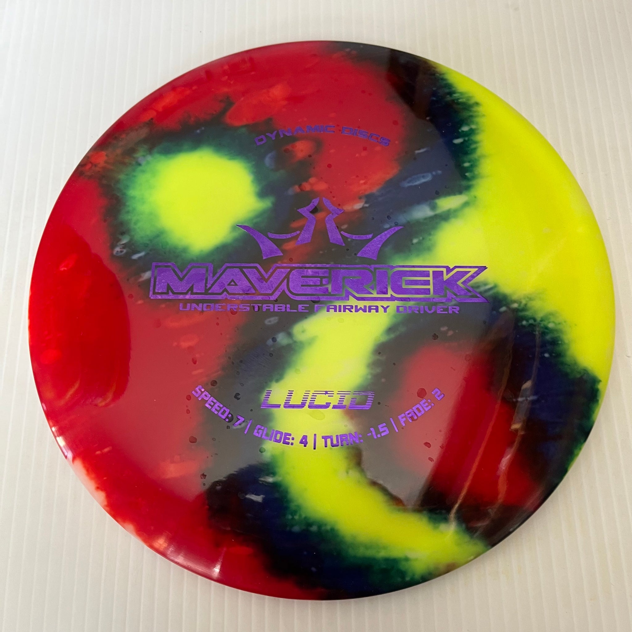 Dynamic Discs MyDye Lucid Maverick 7/4/-1.5/2